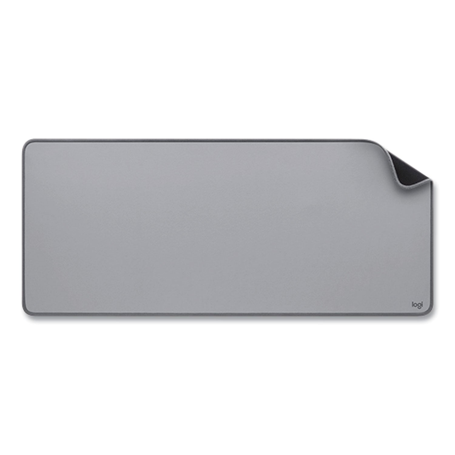 Logitech® Studio Series Polyester Desk Mat, 27.5 x 11.8, Mid Gray