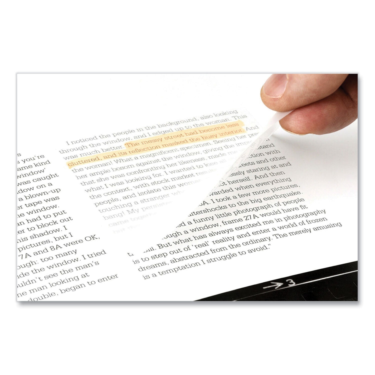 Post-it® Transparent Notes, 2.88" x 2.88", 36 Sheets/Pad