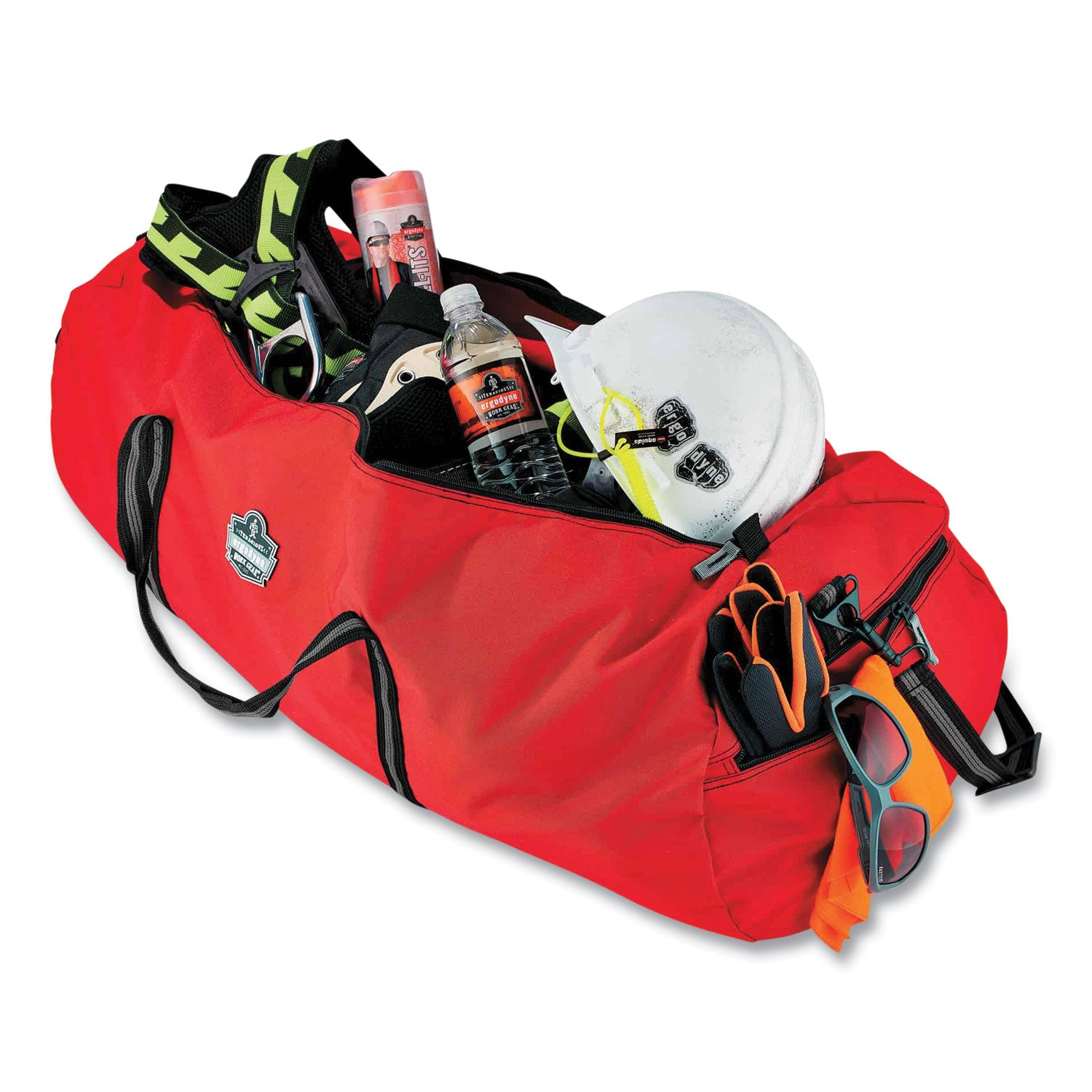 Ergodyne® Arsenal 5020 Gear Duffel Bag, Nylon, Large, 14 x 35 x 14, Red