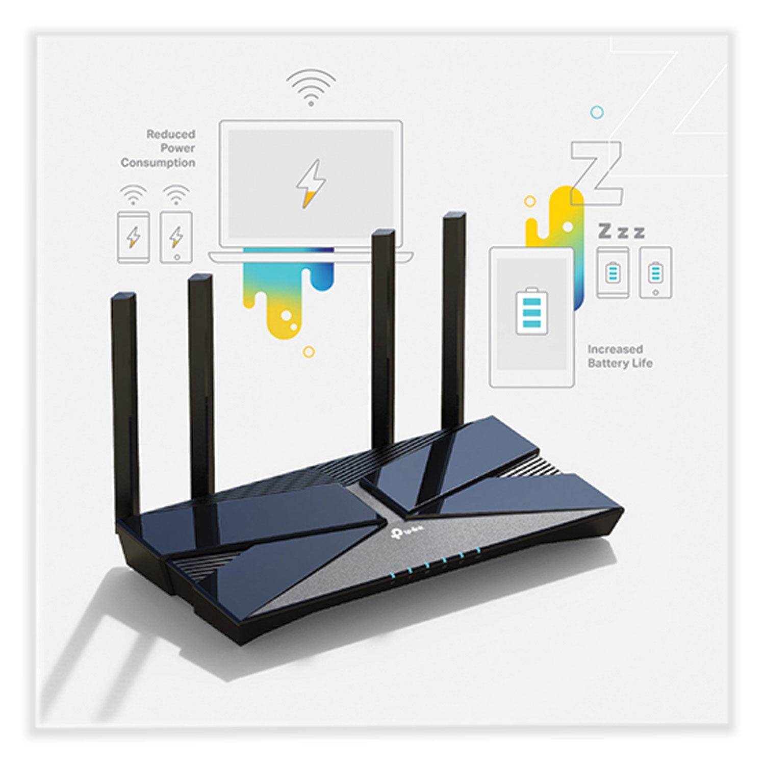 TP-Link Archer AX1500 Wireless and Ethernet Router, 5 Ports, Dual-Band 2.4 GHz/5 GHz