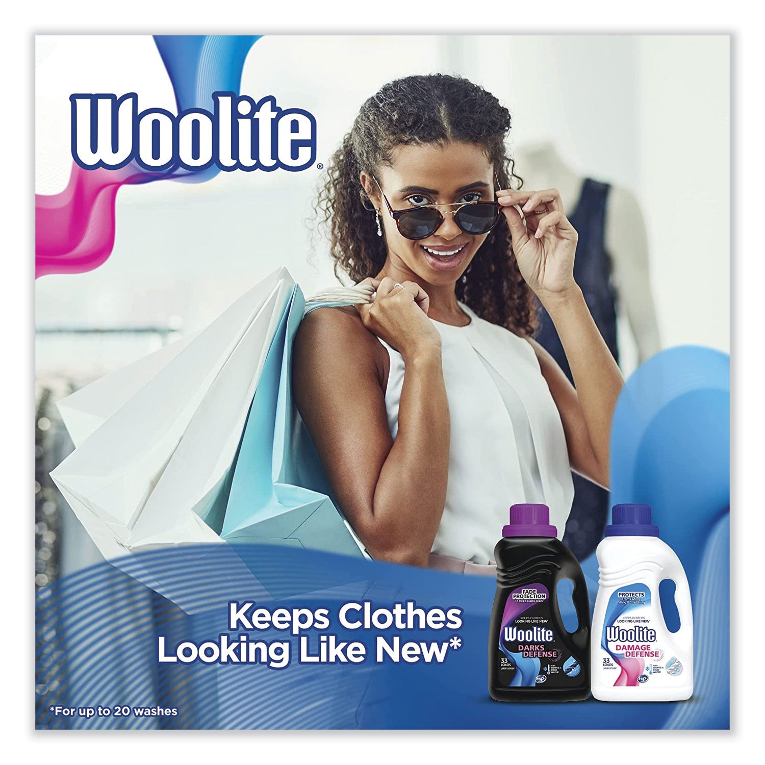 WOOLITE® Laundry Detergent for All Clothes, Light Floral, 50 oz Bottle