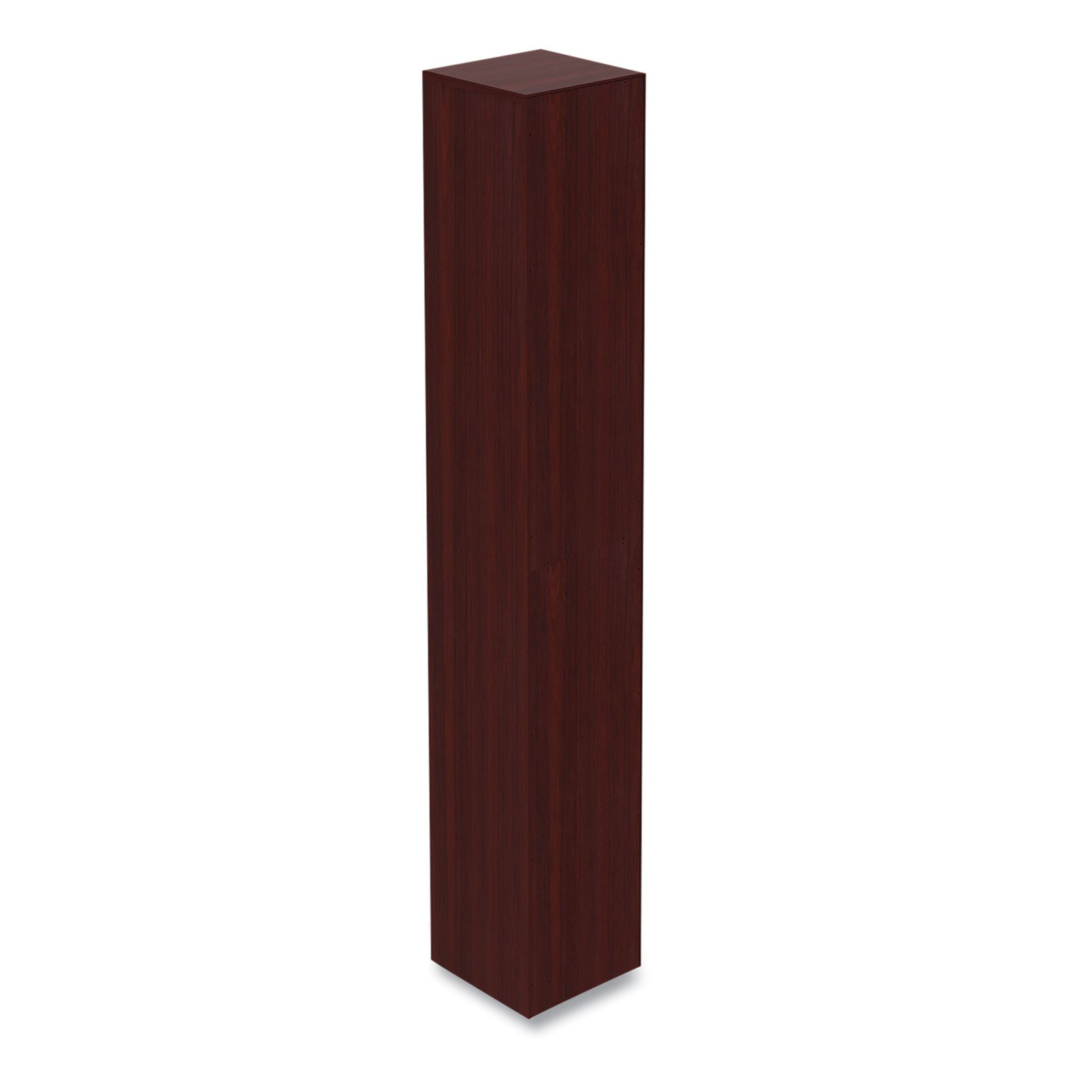 Alera® Alera Valencia Series Narrow Profile Bookcase, Six-Shelf, 11.81w x 11.81d x 71.73h, Mahogany