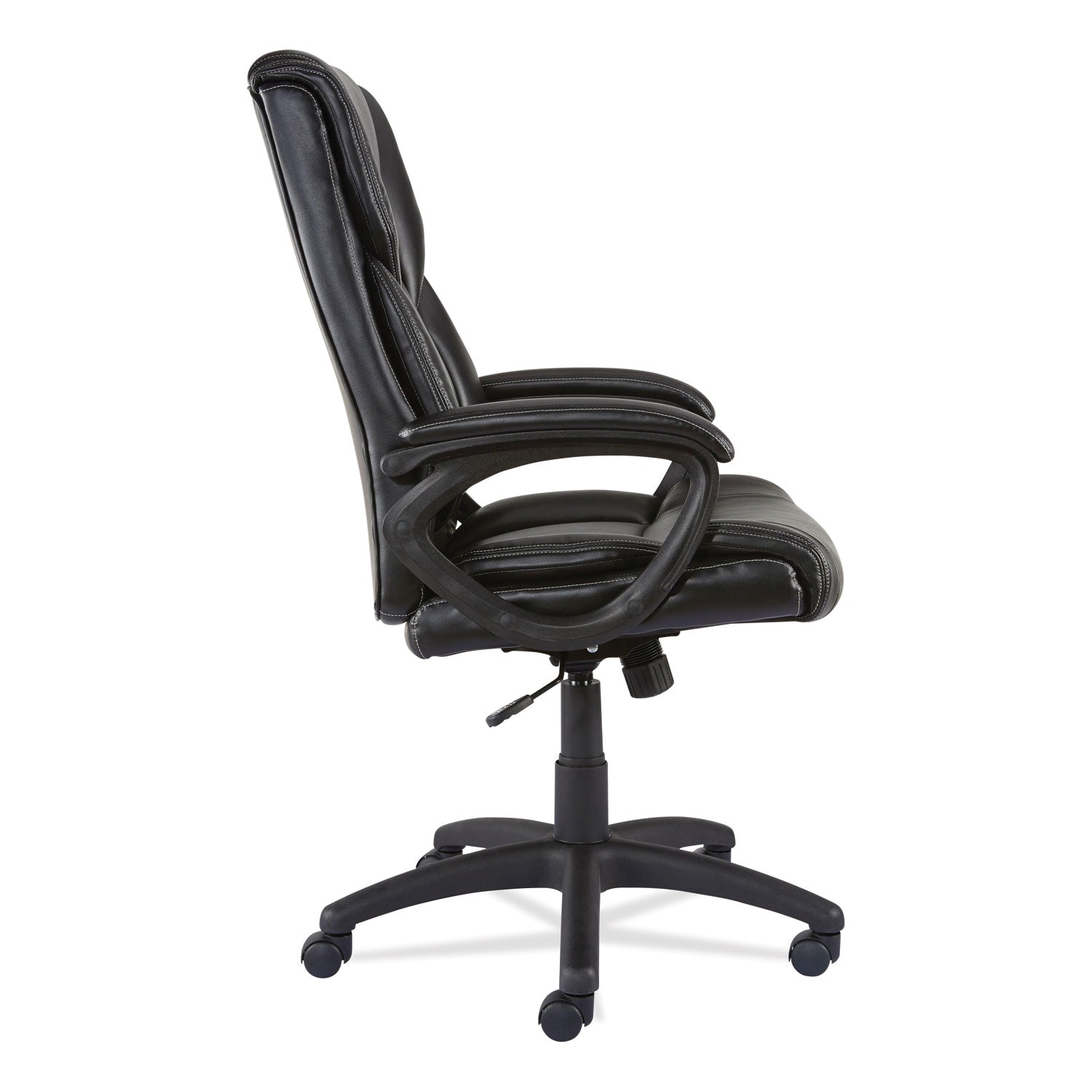 Alera® Alera Brosna Series Mid-Back Task Chair, Supports Up to 250 lb, 18.15" to 21.77" Seat Height, Brown Seat/Back, Brown Base