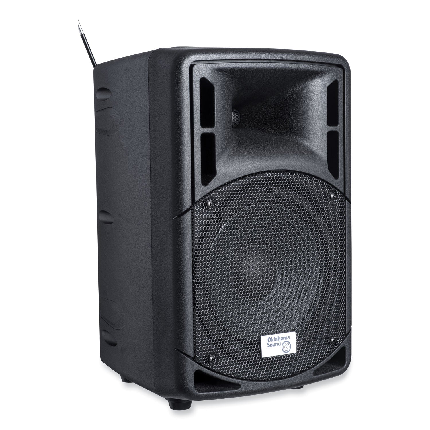 Oklahoma Sound® Wireless PA System with Wireless Handheld Microphone, 40 W, Black