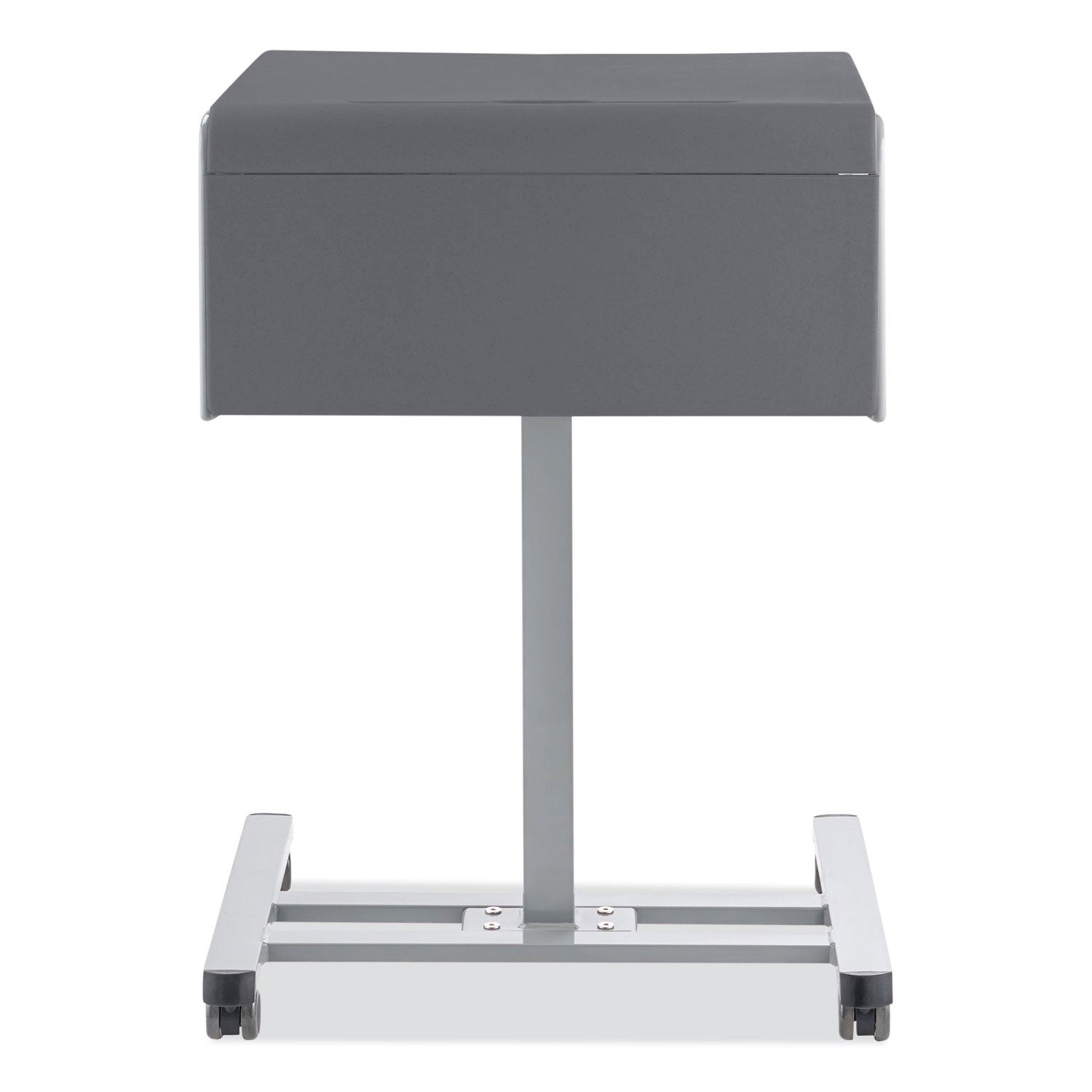 NPS® Sit-Stand Student Desk Pro, 23.5" x 19.5" x 28.5" to 41.75", Charcoal Gray