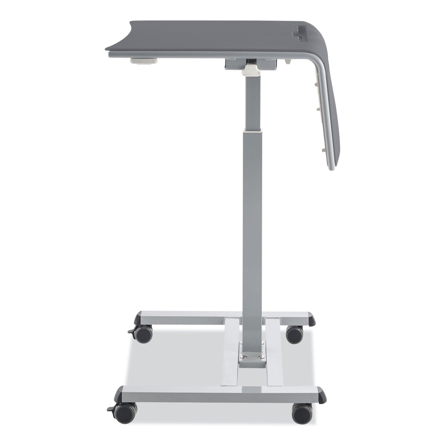 NPS® Sit-Stand Student Desk Pro, 23.5" x 19.5" x 28.5" to 41.75", Charcoal Gray