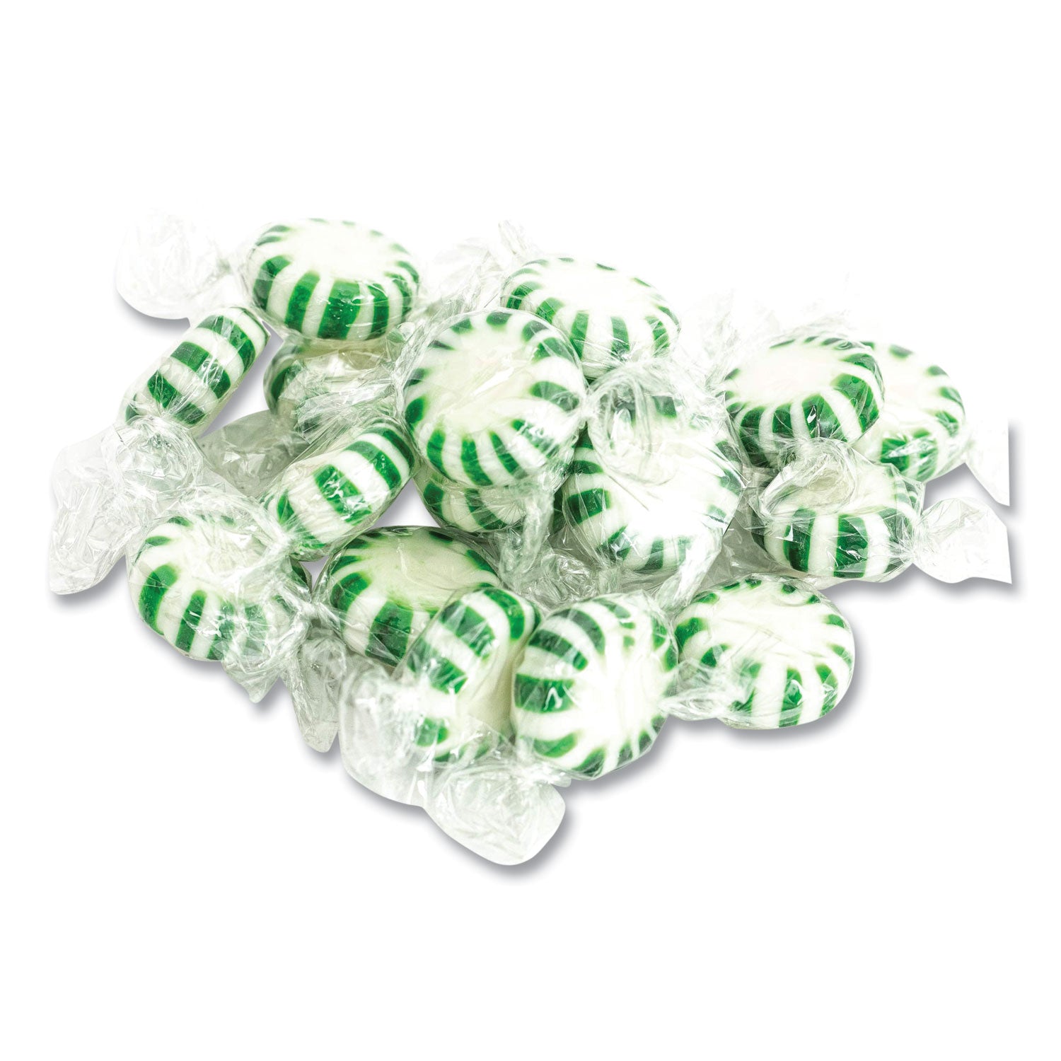 Office Snax® Candy Assortments, Spearmint Candy, 1 lb Bag