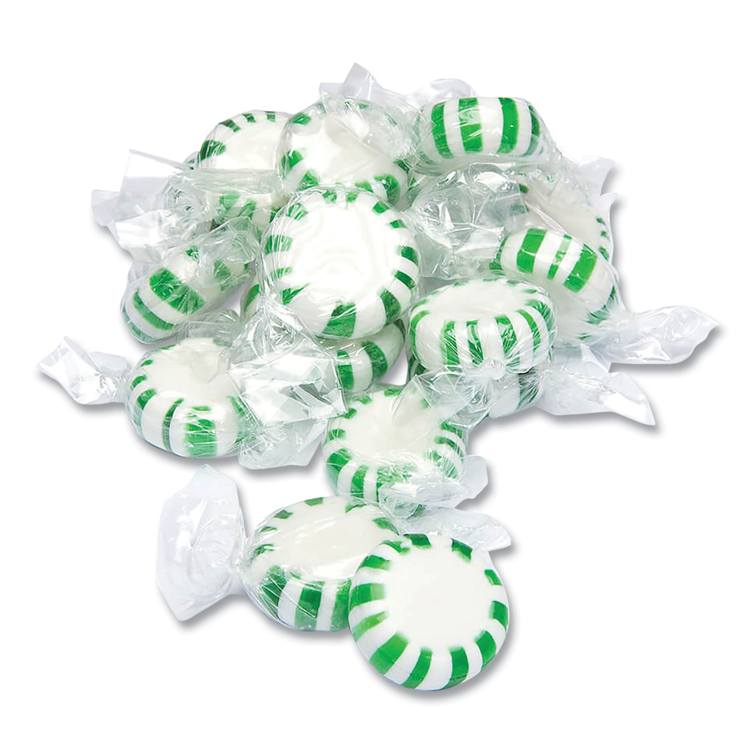 Office Snax® Candy Assortments, Spearmint Candy, 1 lb Bag