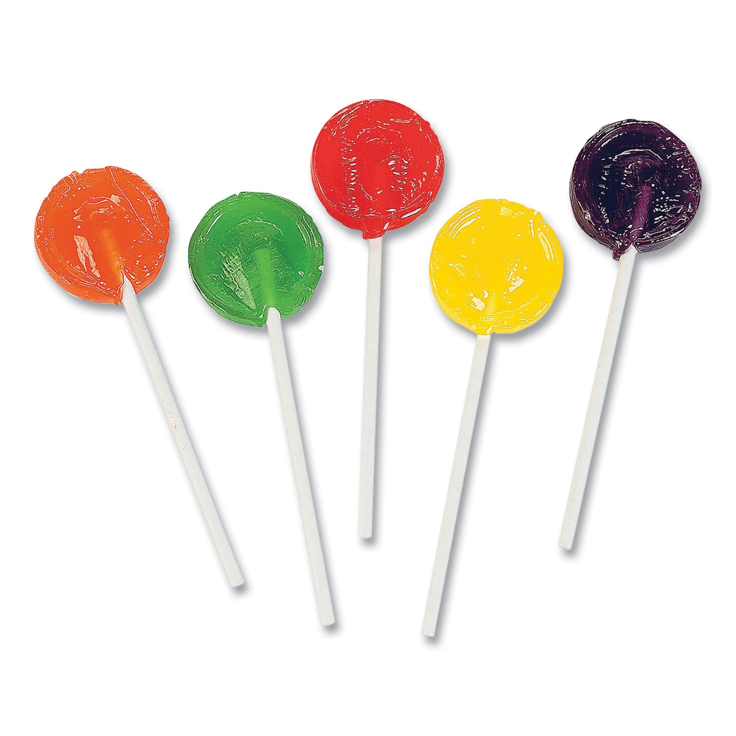 Office Snax® Lick Stix Suckers, Randomly Assorted Flavors, 1.85 lb/Bag