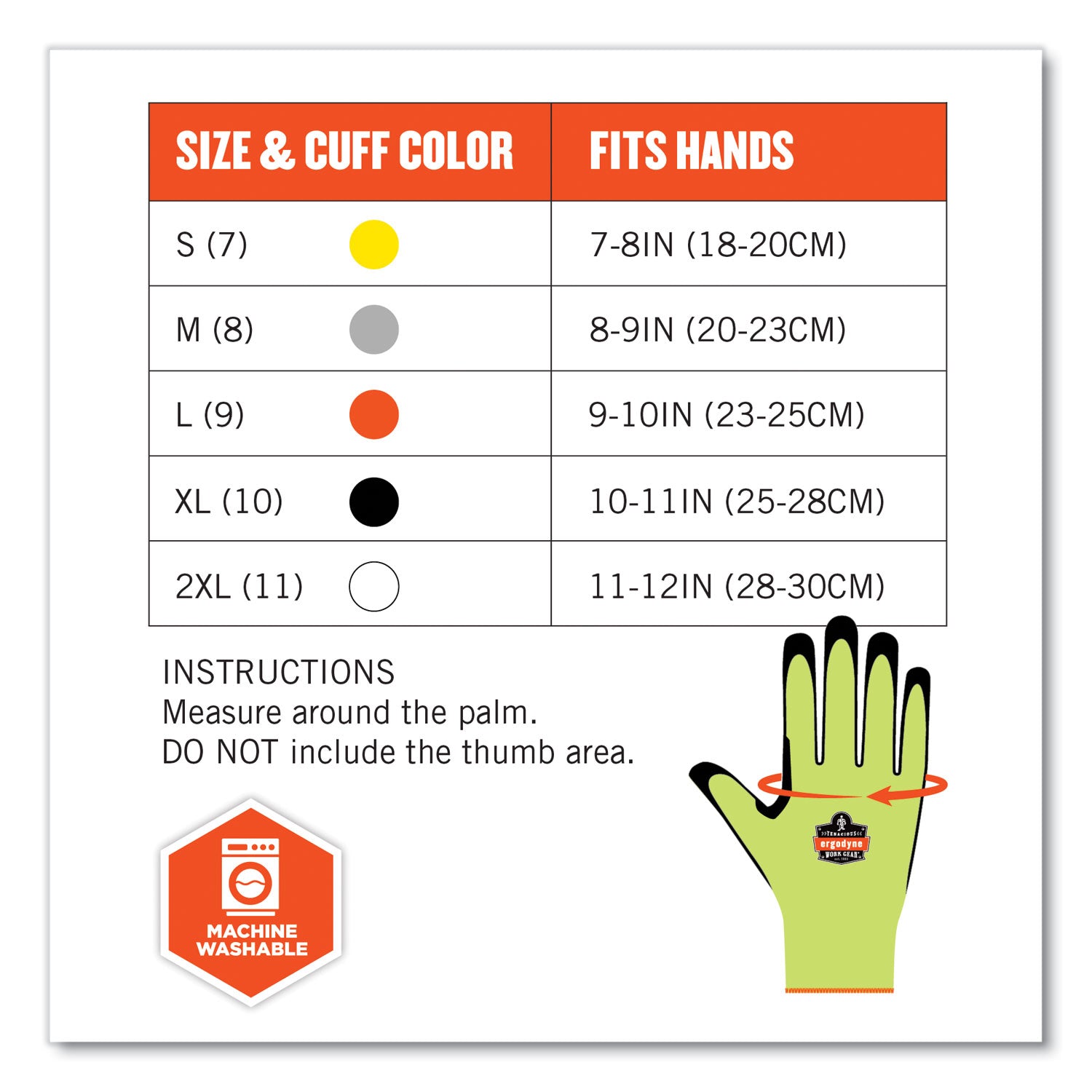 ProFlex 7041-CASE ANSI A4 Nitrile Coated CR Gloves, Lime, Medium, 144 Pairs/Carton ergodyne® Flipcost