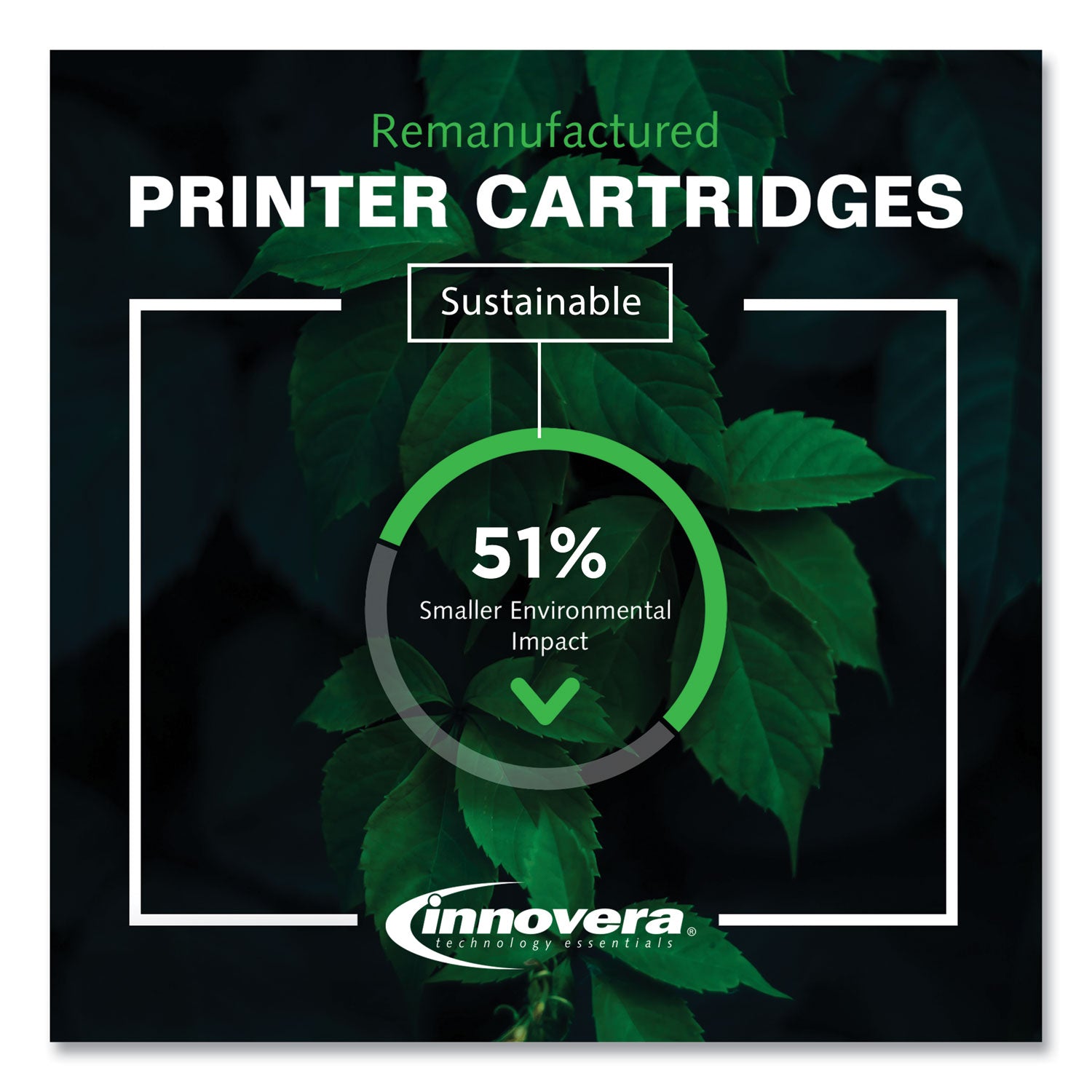 Innovera® Remanufactured Black Ink, Replacement for 952 (F6U15AN), 1,000 Page-Yield