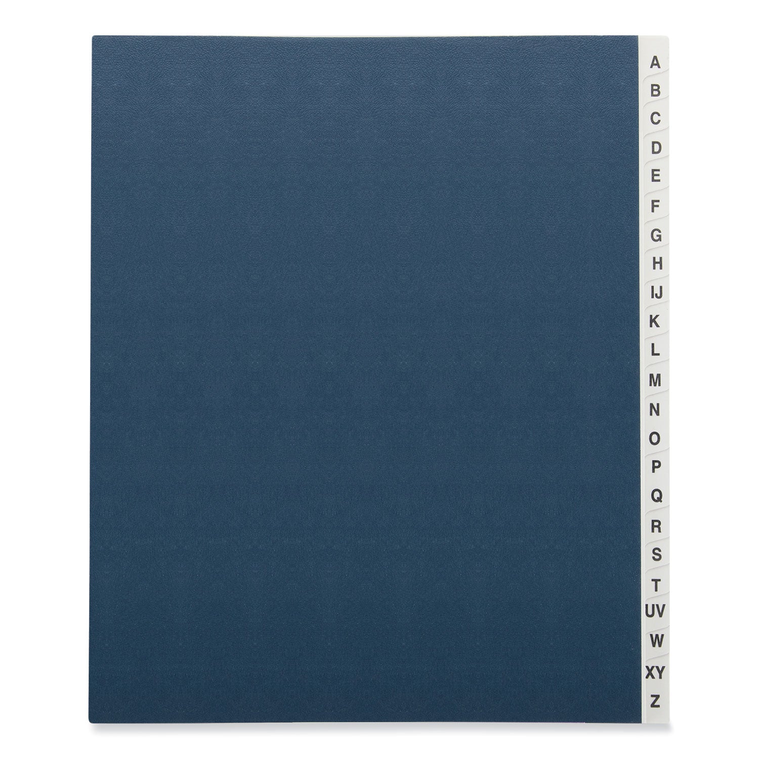 Universal® Expanding Desk File, 20 Dividers, Alpha Index, Letter Size, Blue Cover