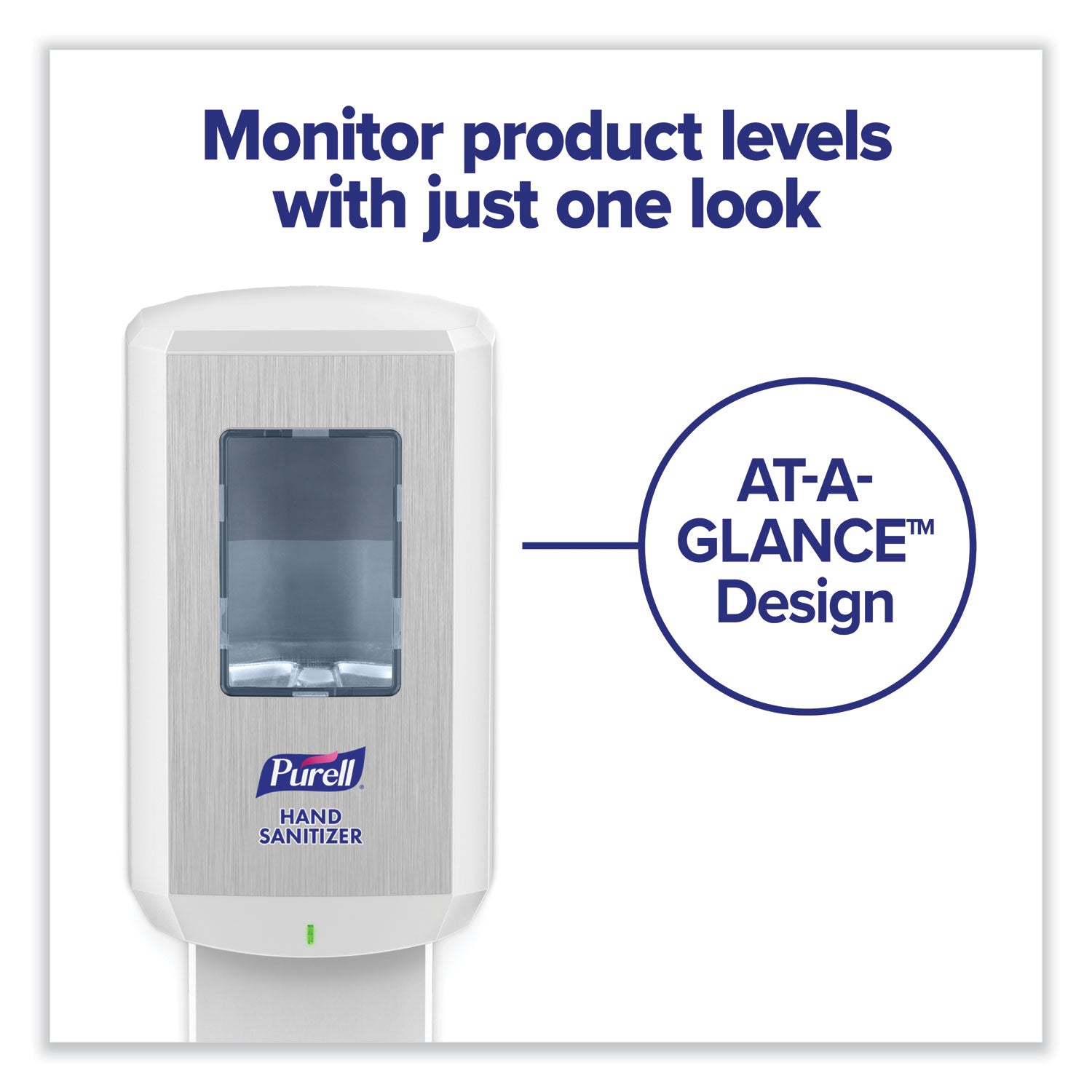 PURELL® CS6 Hand Sanitizer Dispenser, 1,200 mL, 5.79 x 3.93 x 15.64, White