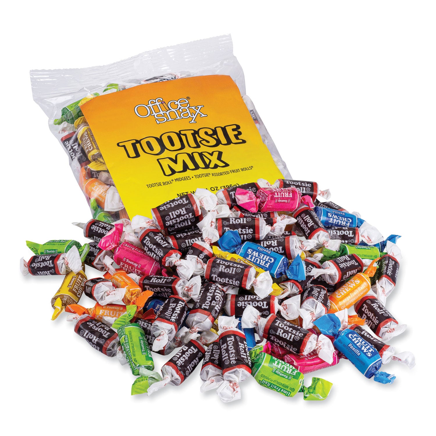 Office Snax® Tootsie Roll Assortment, 14 oz Bag