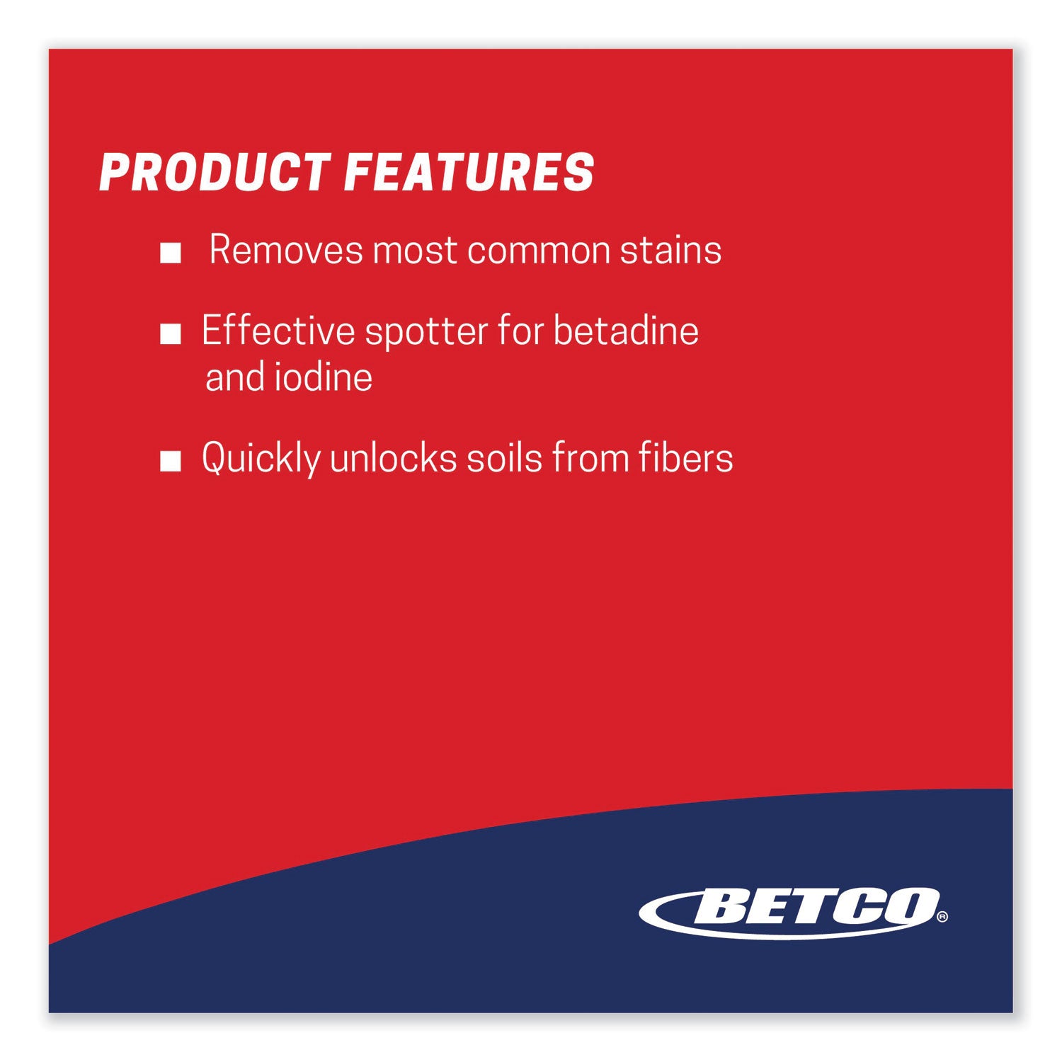 Betco® FiberPro Spot Bet Stain Remover, Country Fresh Scent, 32 oz Bottle, 12/Carton