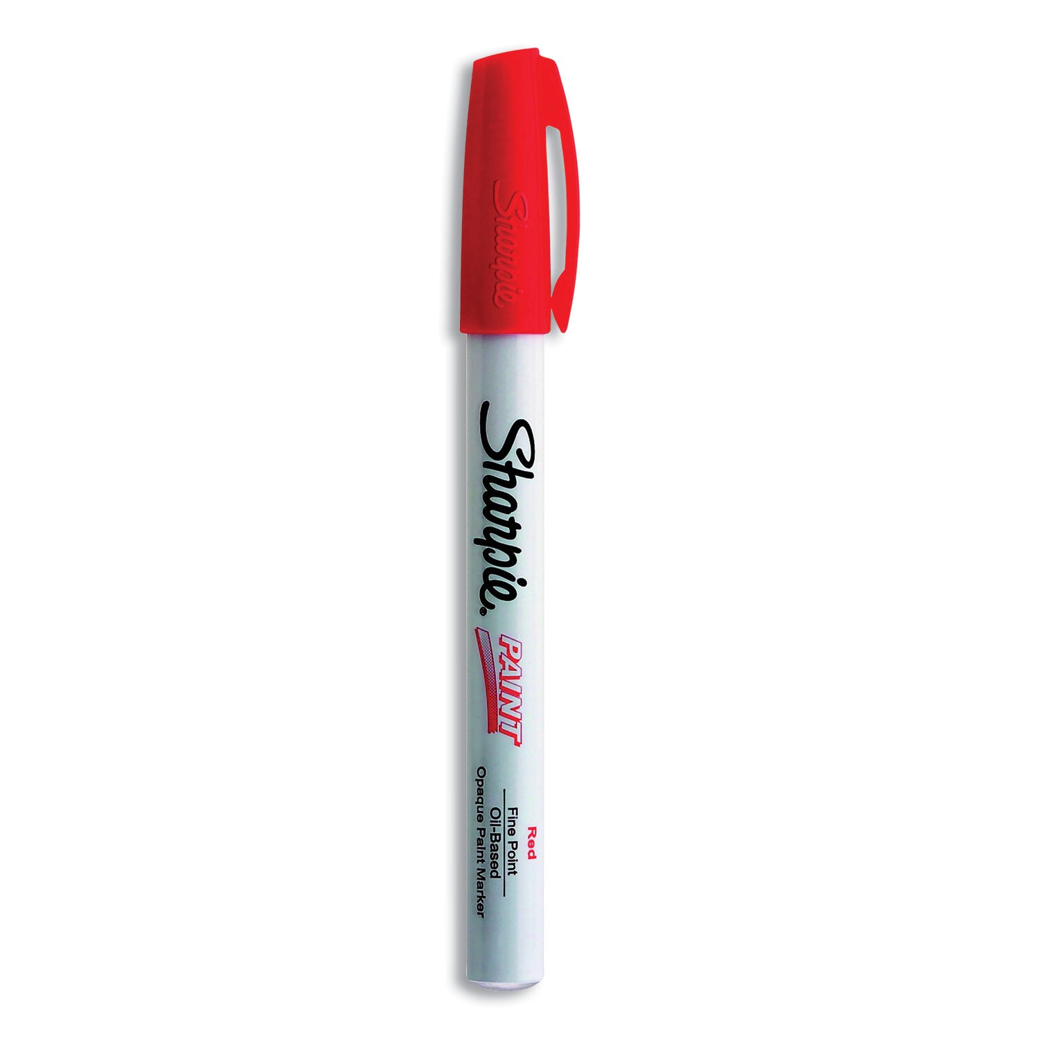 Permanent Paint Marker, Fine Bullet Tip, Red