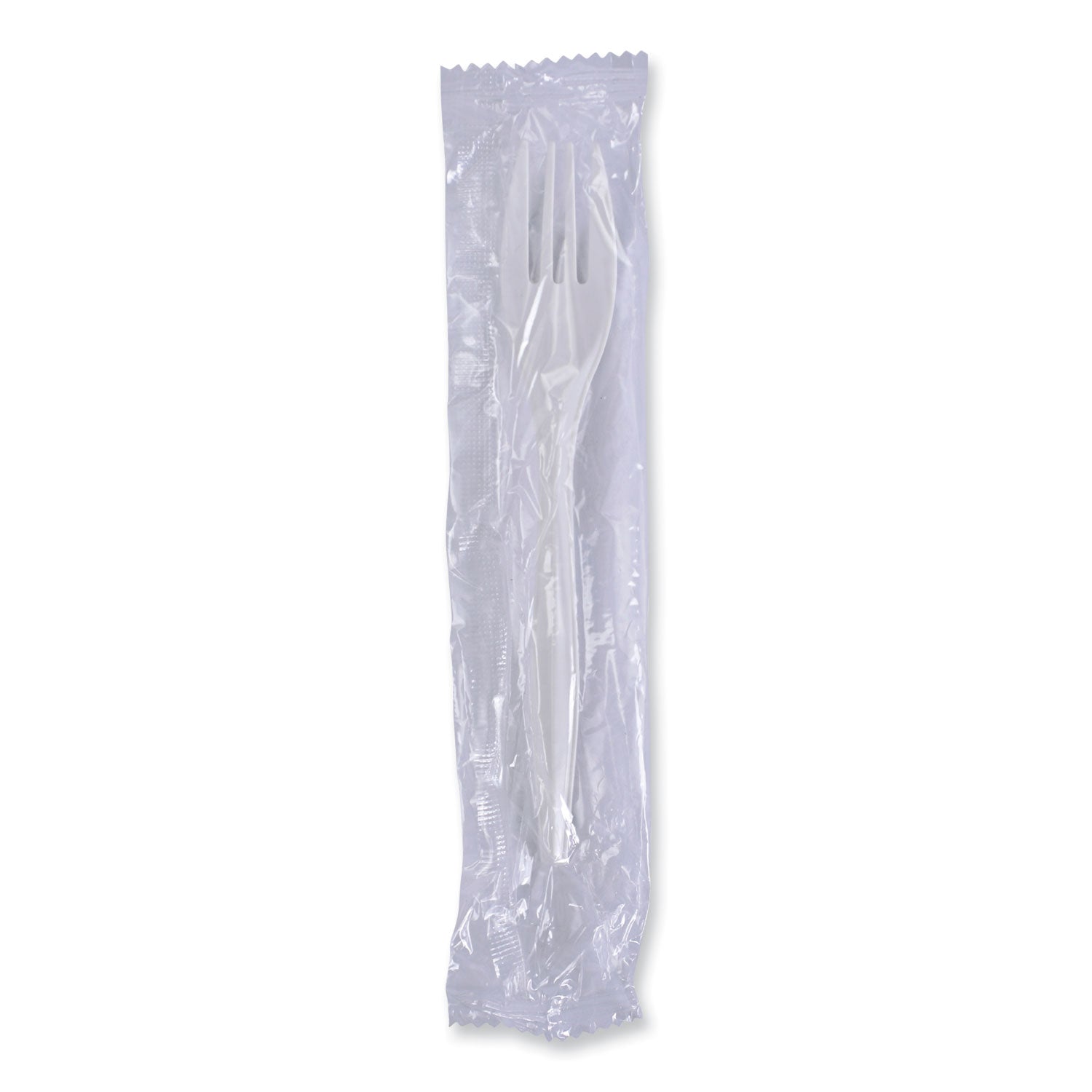 Boardwalk® Mediumweight Wrapped Polypropylene Cutlery, Fork, White, 1000/Carton