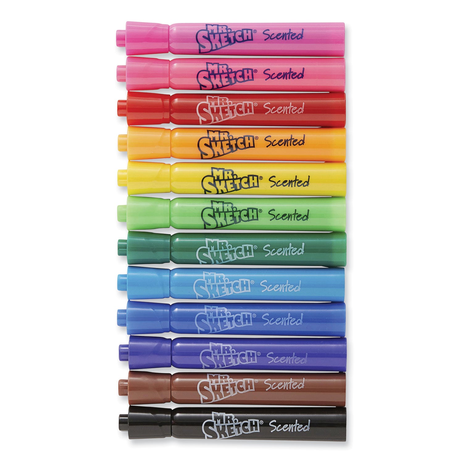 Scented Watercolor Marker, Broad Chisel Tip, Assorted Colors, 12/Set Mr. Sketch® Flipcost