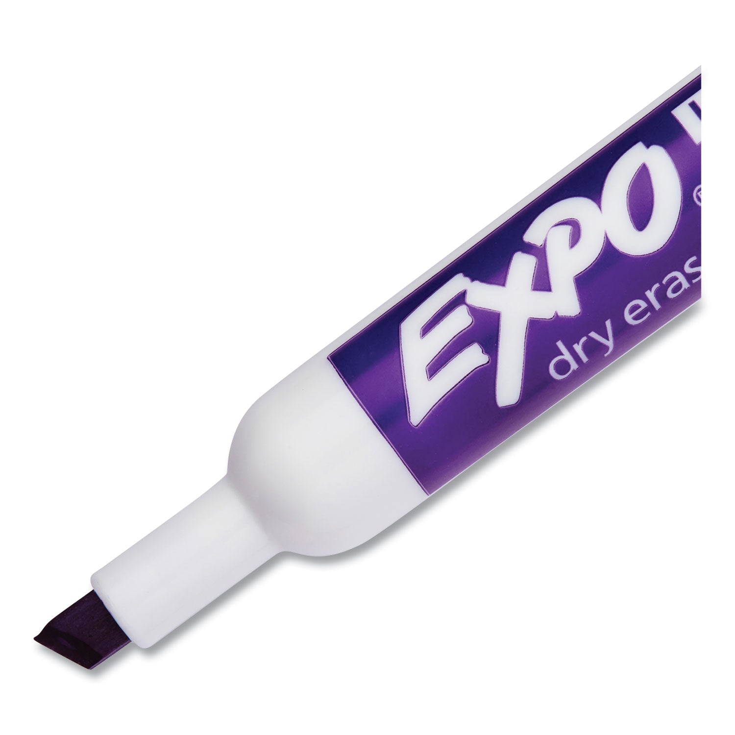 EXPO® Low-Odor Dry-Erase Marker, Broad Chisel Tip, Purple