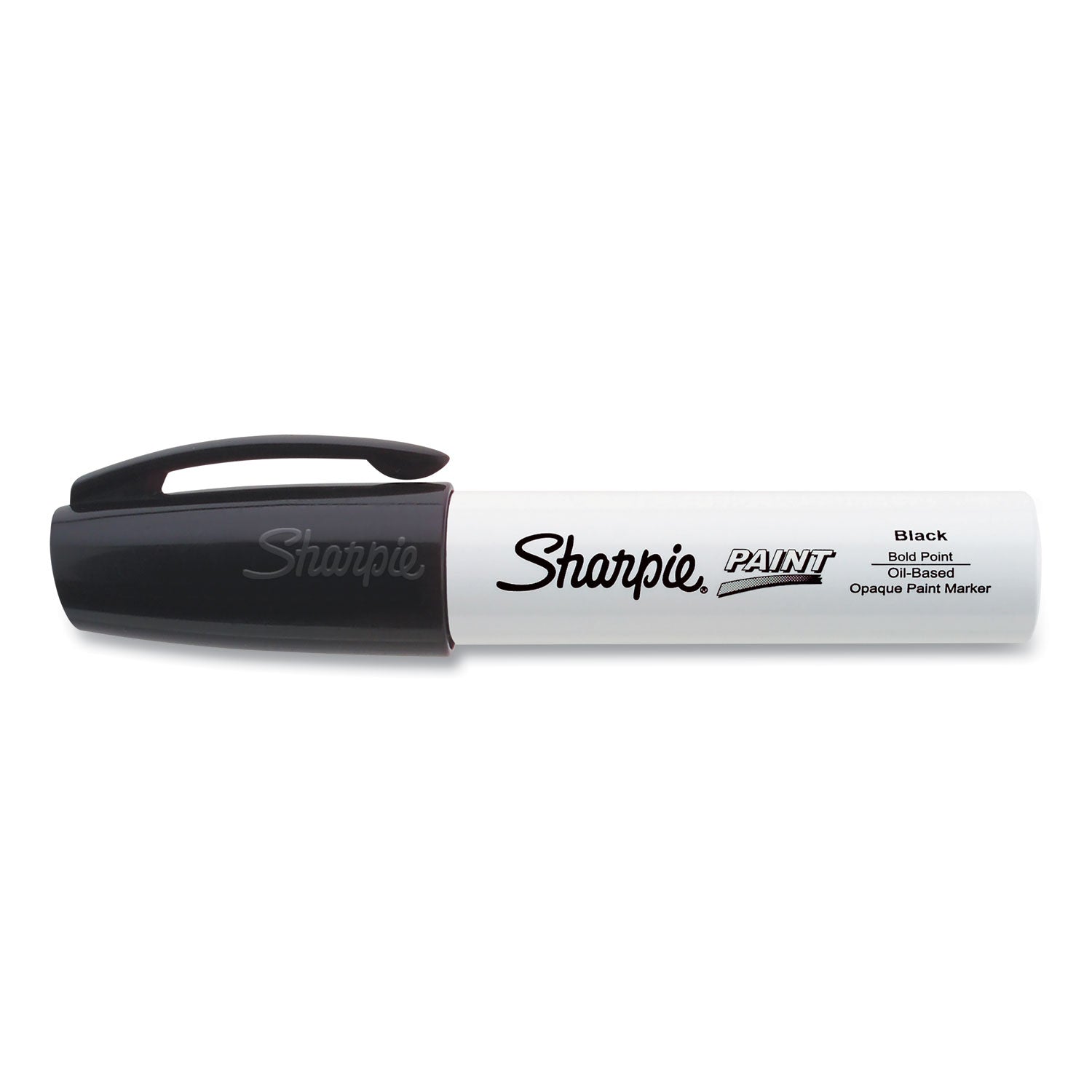 Sharpie® Permanent Paint Marker, Extra-Broad Chisel Tip, Black