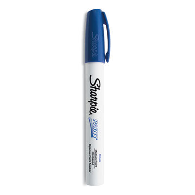 Permanent Paint Marker, Medium Bullet Tip, Blue Flipcost Flipcost