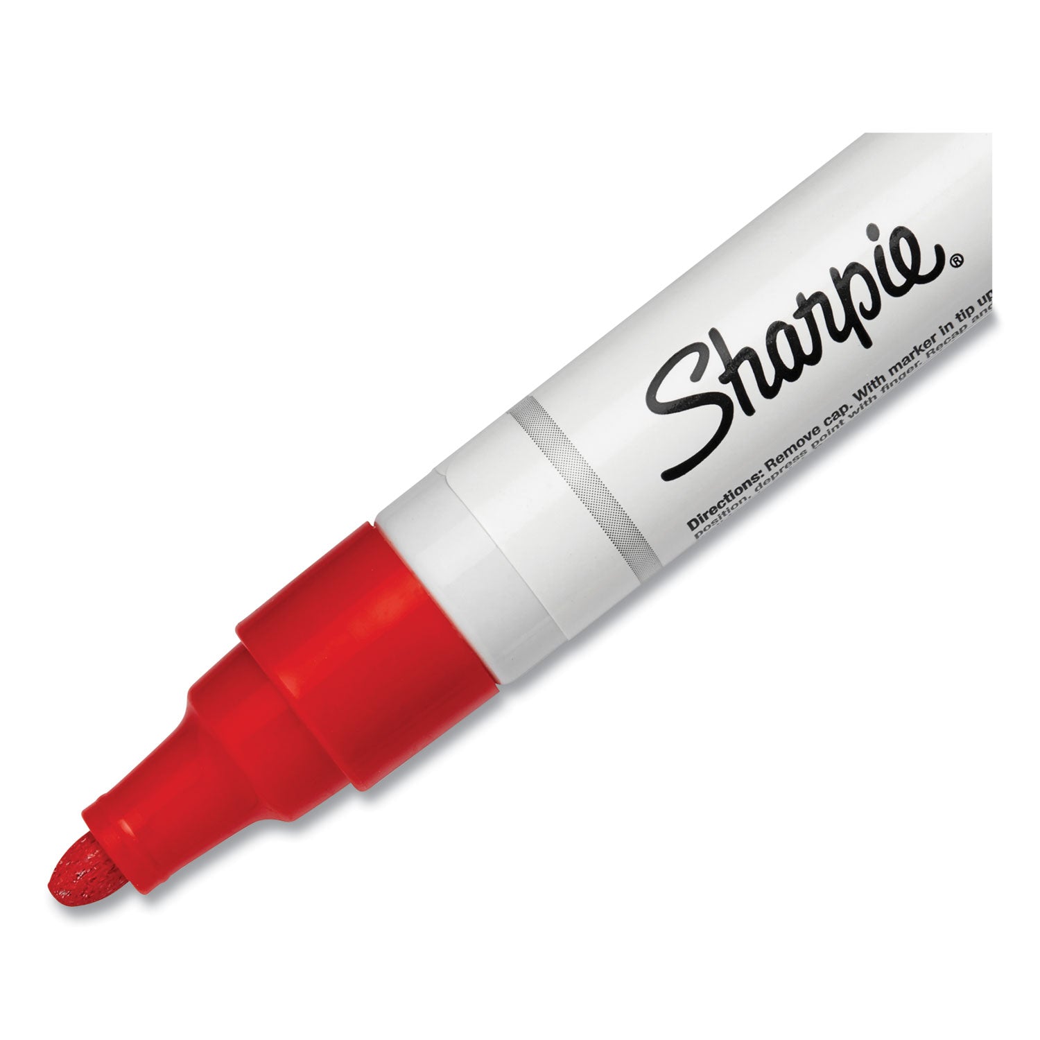 Sharpie® Permanent Paint Marker, Medium Bullet Tip, Red