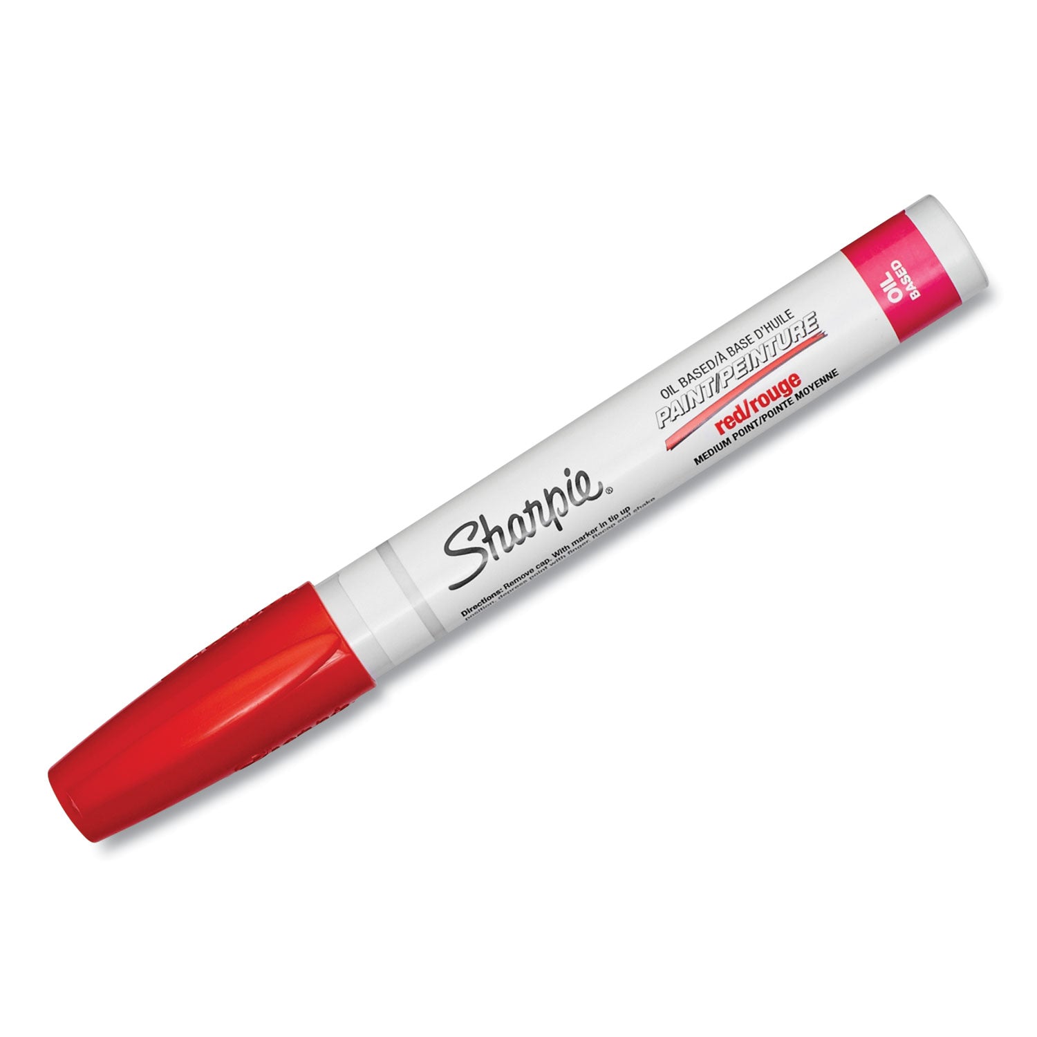 Sharpie® Permanent Paint Marker, Medium Bullet Tip, Red