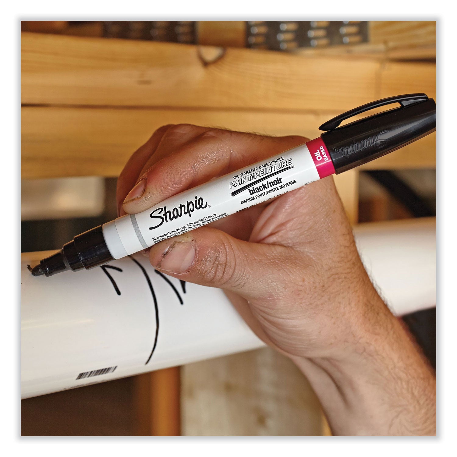 Sharpie® Permanent Paint Marker, Medium Bullet Tip, Black