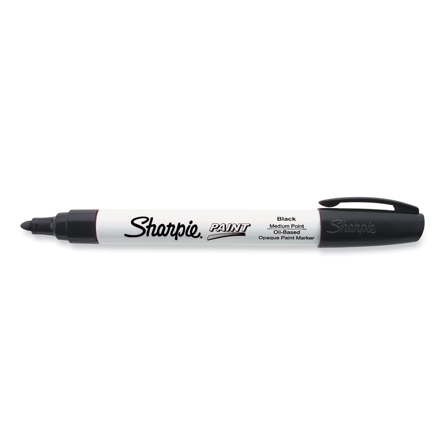 Sharpie® Permanent Paint Marker, Medium Bullet Tip, Black