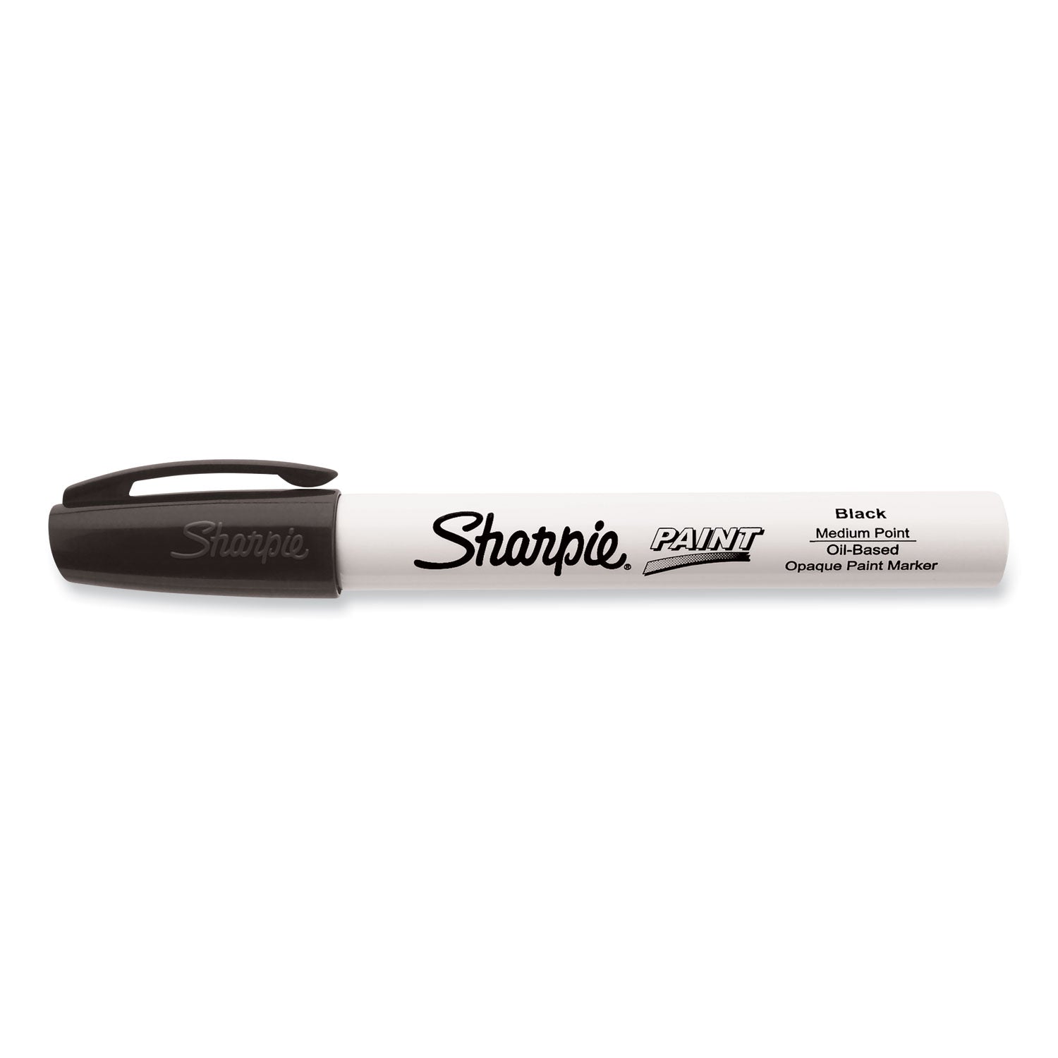 Sharpie® Permanent Paint Marker, Medium Bullet Tip, Black