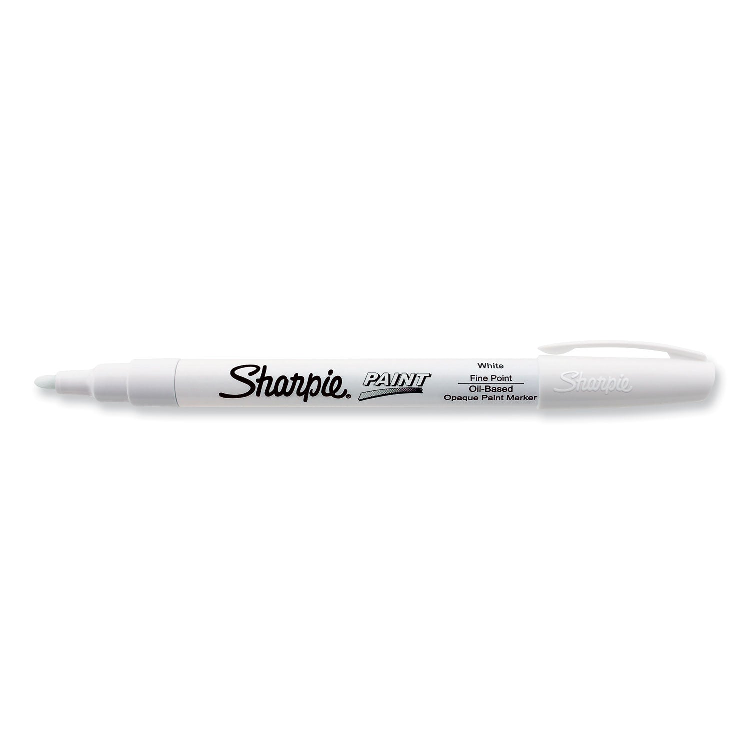 Sharpie® Permanent Paint Marker, Fine Bullet Tip, White