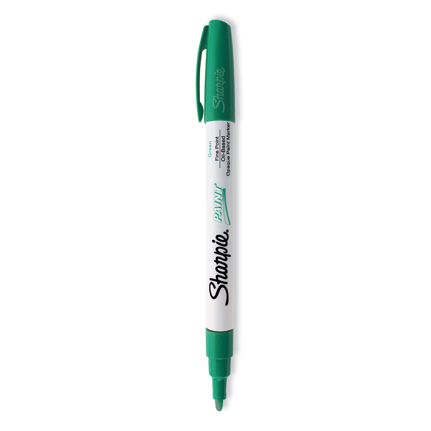 Permanent Paint Marker, Fine Bullet Tip, Green