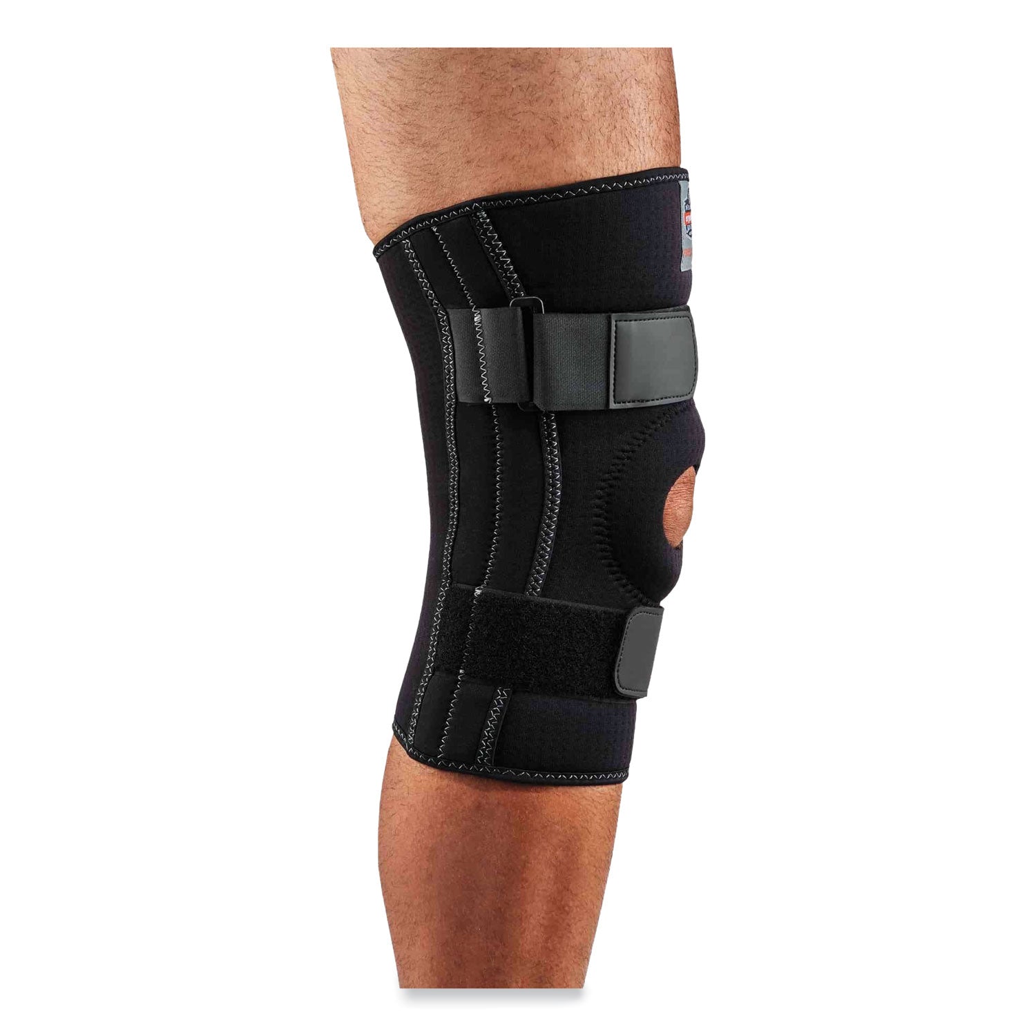 Ergodyne® ProFlex 620 Open Patella Spiral Stays Knee Sleeve, 2X-Large, Black