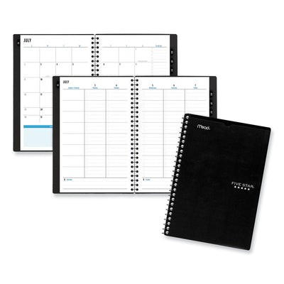 Academic Year Customizable Student Weekly/Monthly Planner, 8.5 x 6.75, 12-Month (July to June), 2023 to 2024 Flipcost Flipcost