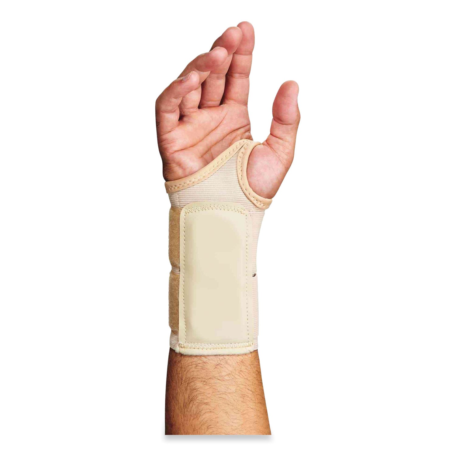 Ergodyne® ProFlex 4010 Double Strap Wrist Support, X-Large, Fits Left Hand, Tan