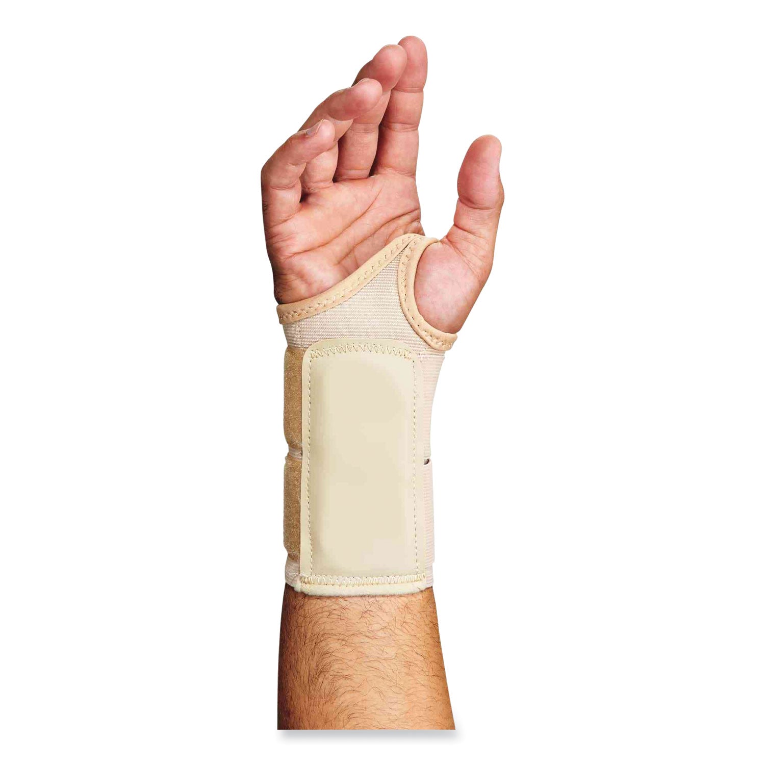 Ergodyne® ProFlex 4010 Double Strap Wrist Support, X-Large, Fits Right Hand, Tan