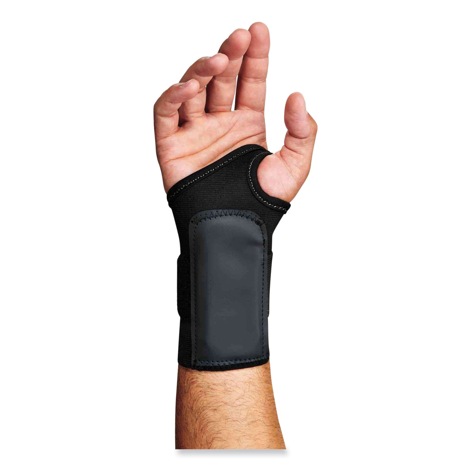 Ergodyne® ProFlex 4000 Single Strap Wrist Support, Small, Fits Right Hand, Black