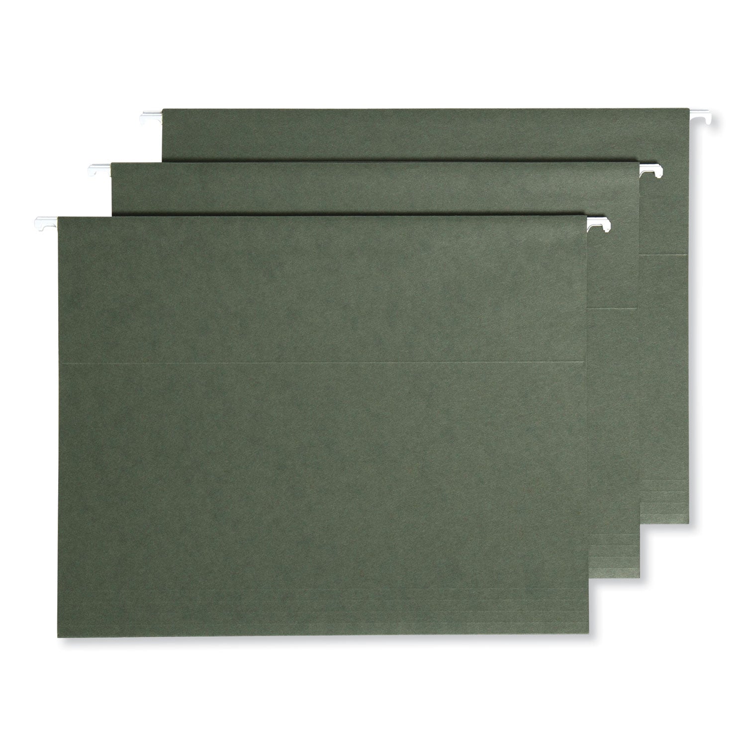 Smead™ 100% Recycled Hanging File Folders with ProTab Kit, Letter Size, 1/3-Cut, Standard Green