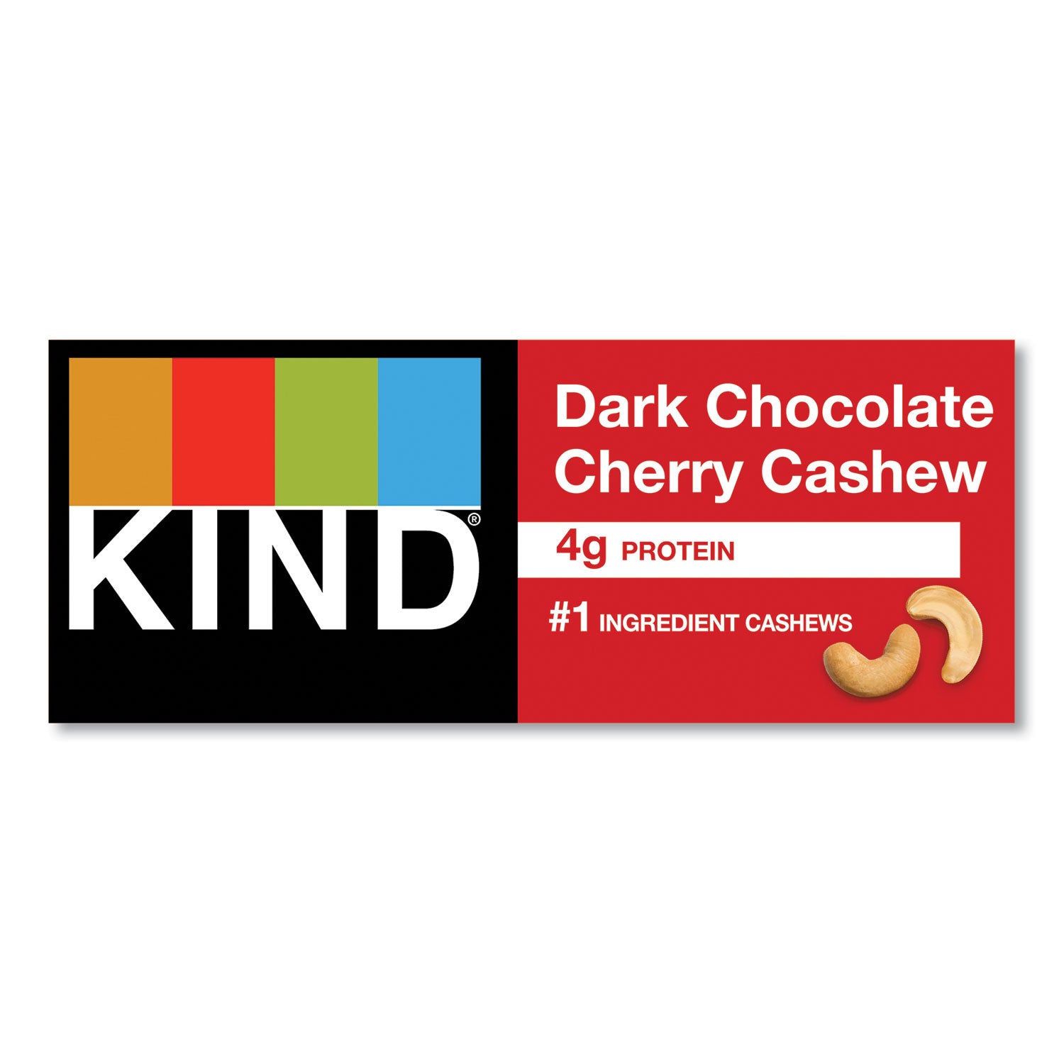 KIND Plus Nutrition Boost Bar, Dk ChocolateCherryCashew/Antioxidants, 1.4 oz, 12/Box