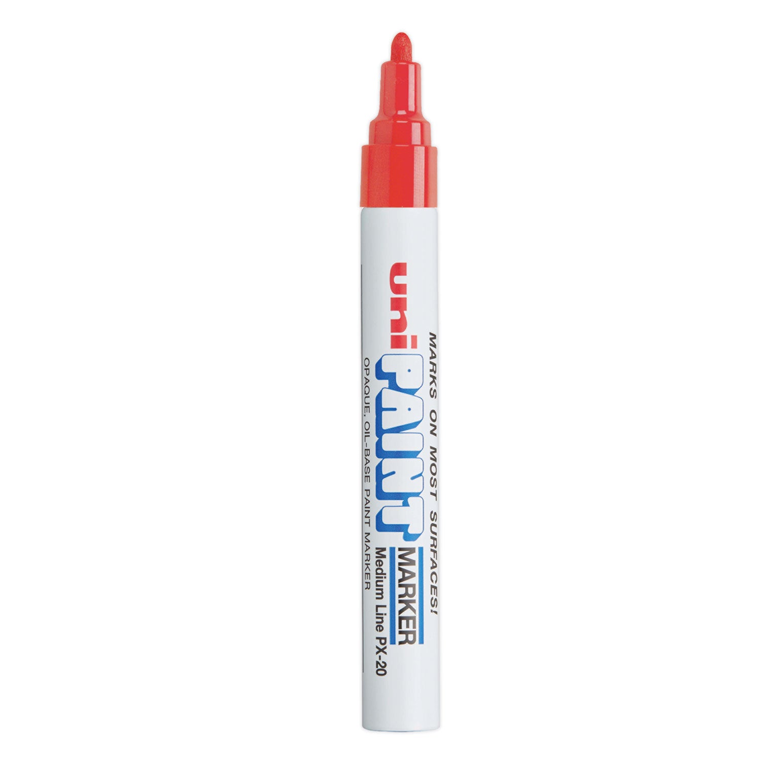 uni®-Paint Permanent Marker, Medium Bullet Tip, Red