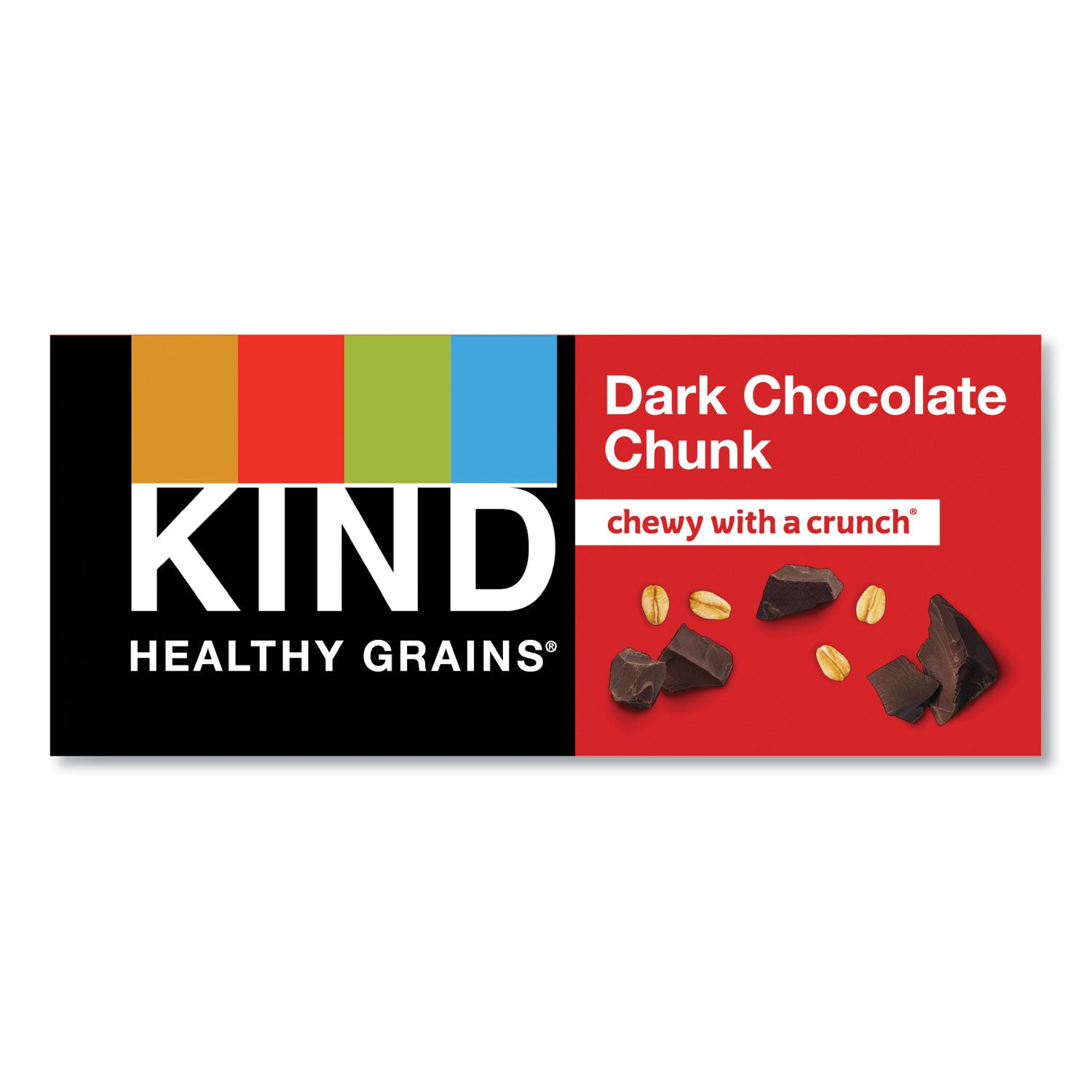 KIND Healthy Grains Bar, Dark Chocolate Chunk, 1.2 oz, 12/Box