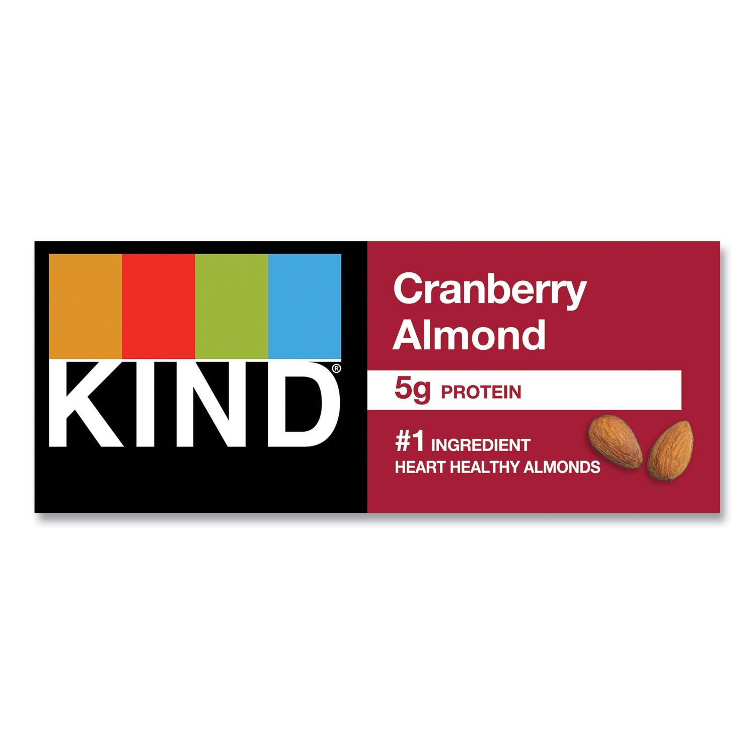 KIND Plus Nutrition Boost Bar, Cranberry Almond and Antioxidants, 1.4 oz, 12/Box