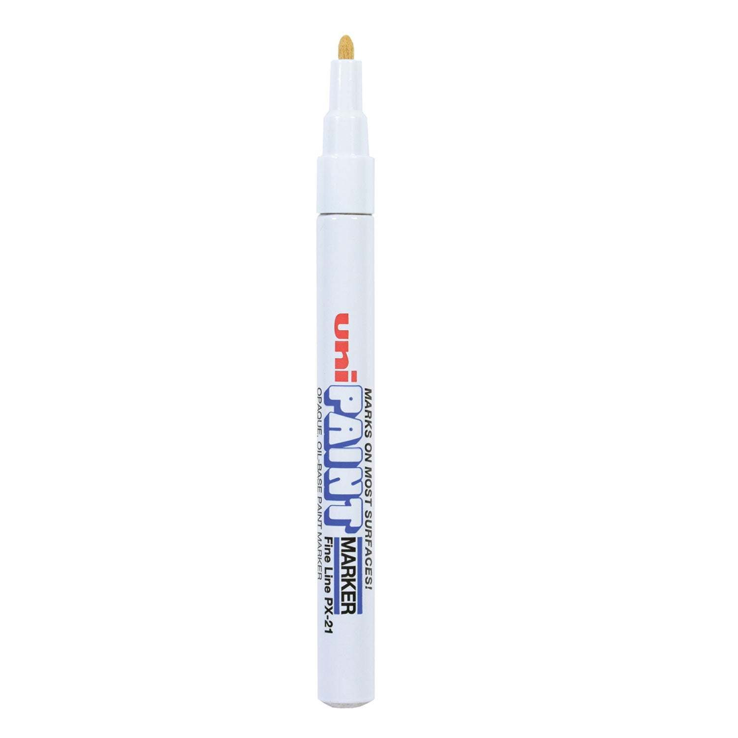 uni®-Paint Permanent Marker, Fine Bullet Tip, White