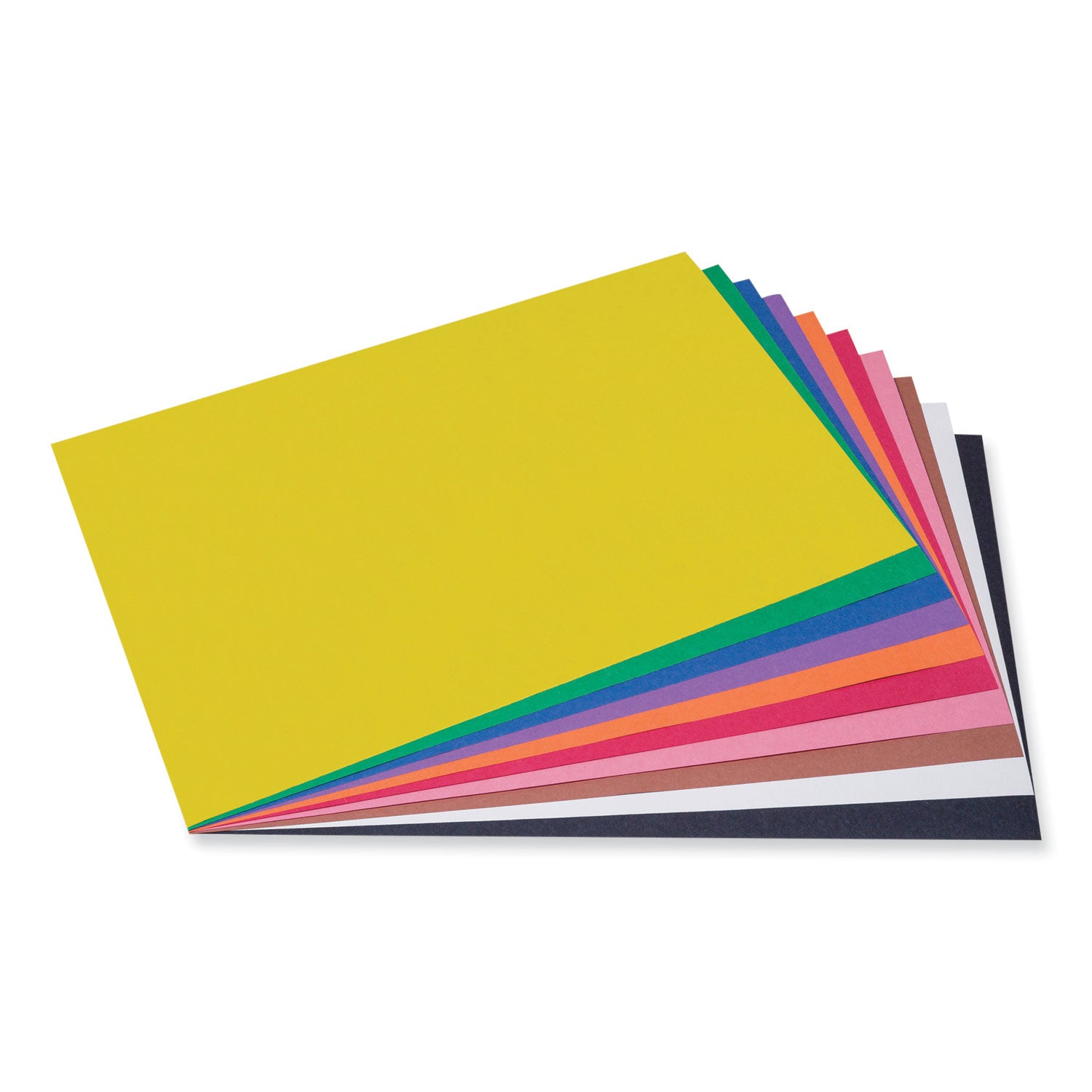 Prang® SunWorks Construction Paper, 50 lb Text Weight, 12 x 18, Assorted, 50/Pack