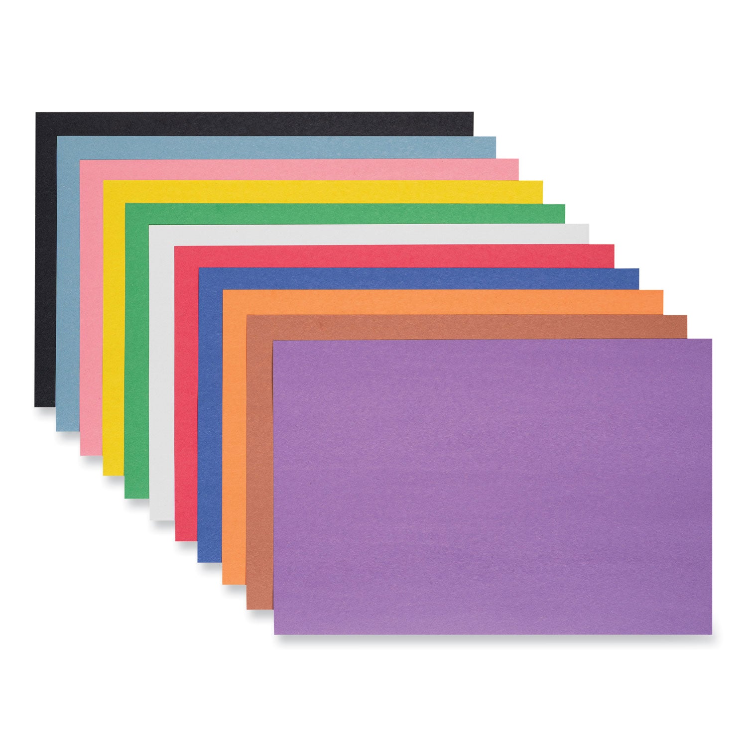 Prang® SunWorks Construction Paper Smart-Stack, 50 lb Text Weight, 12 x 18, Assorted, 150/Pack