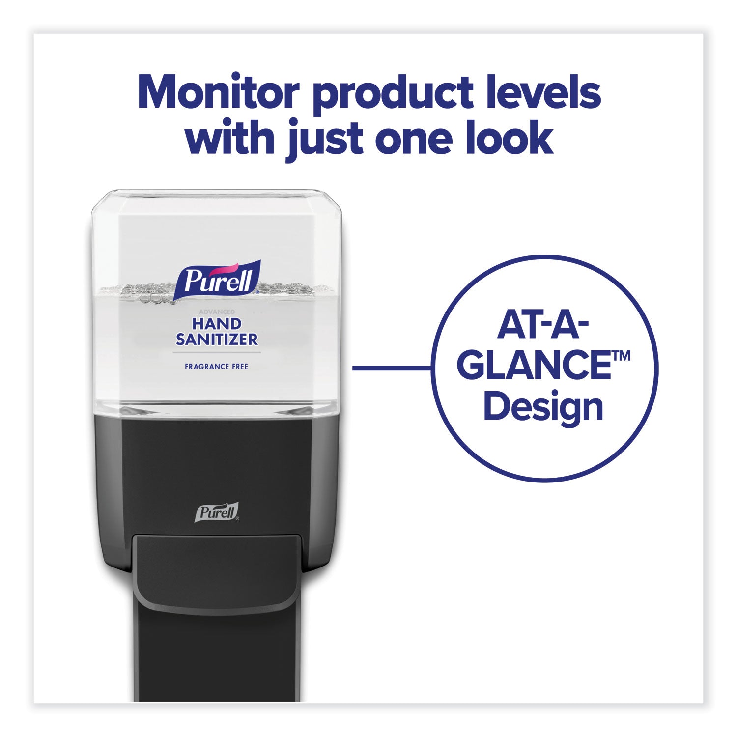 PURELL® Advanced Hand Sanitizer Gel Refill, 1,200 mL, Clean Scent, For ES4 Dispensers, 2/Carton