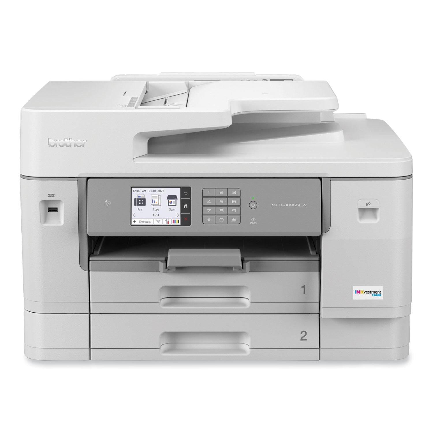 MFC-J6955DW INKvestment Tank All-in-One Color Inkjet Printer, Copy/Fax/Print/Scan Brother Flipcost