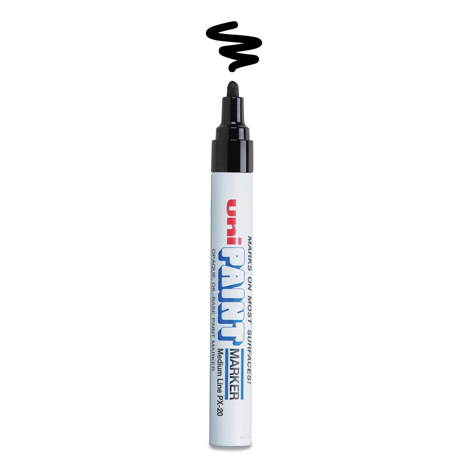 uni®-Paint Permanent Marker, Medium Bullet Tip, Black