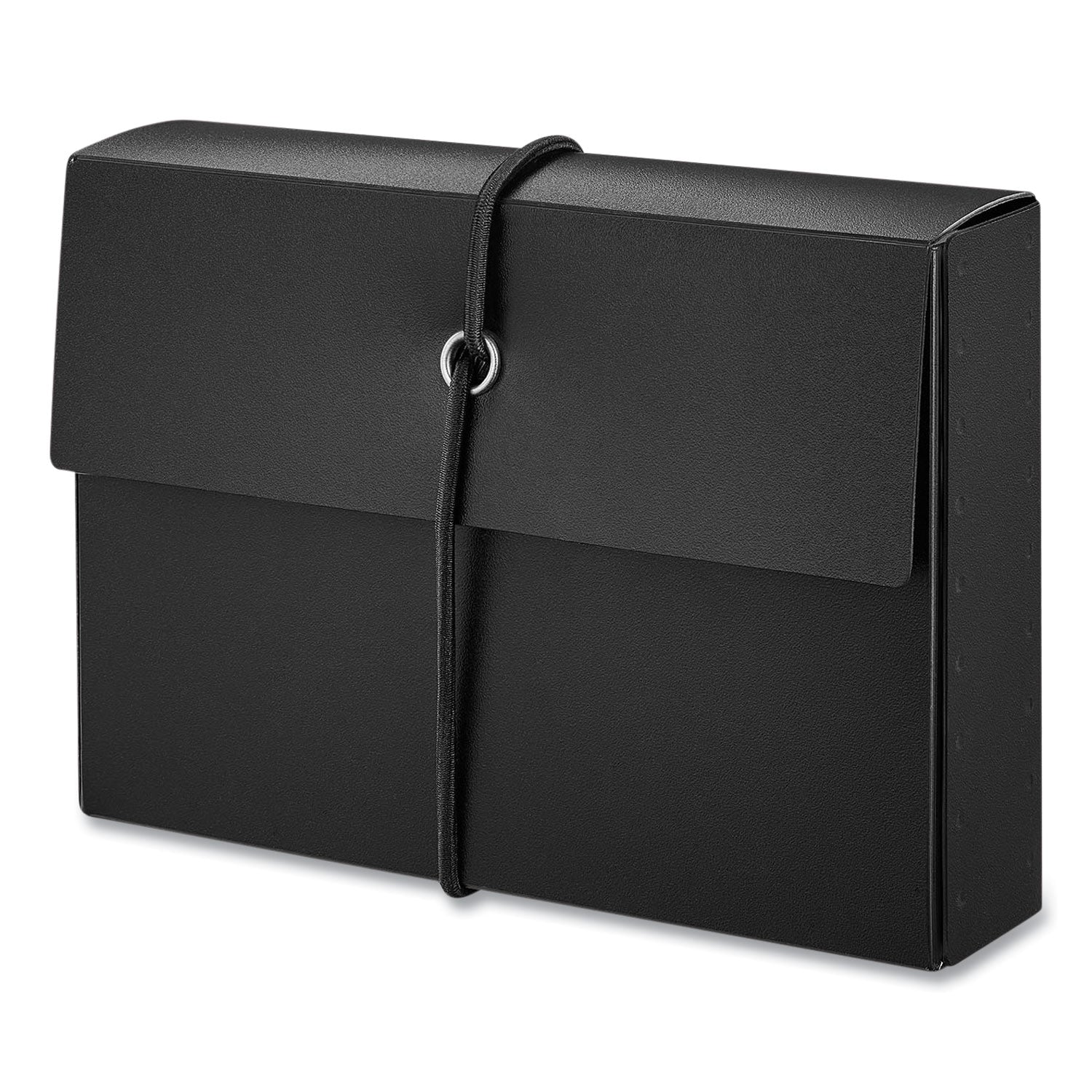 Universal® Poly Index Card Box, Holds 100 3 x 5 Cards, 3 x 1.33 x 5, Plastic, Black/Blue, 2/Pack