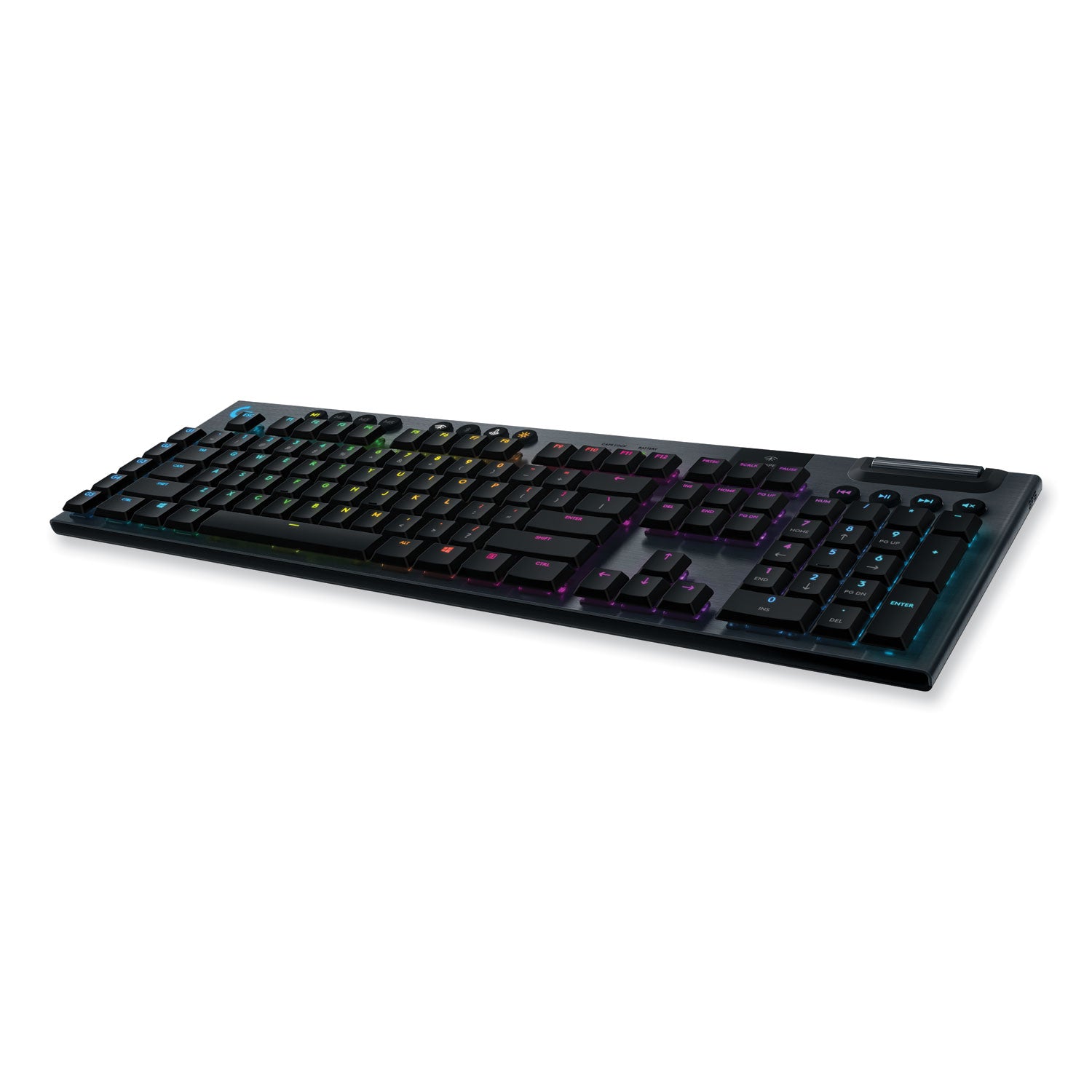 Logitech® G915 LIGHTSPEED Wireless RGB Mechanical Gaming Keyboard, Linear Switch, Black